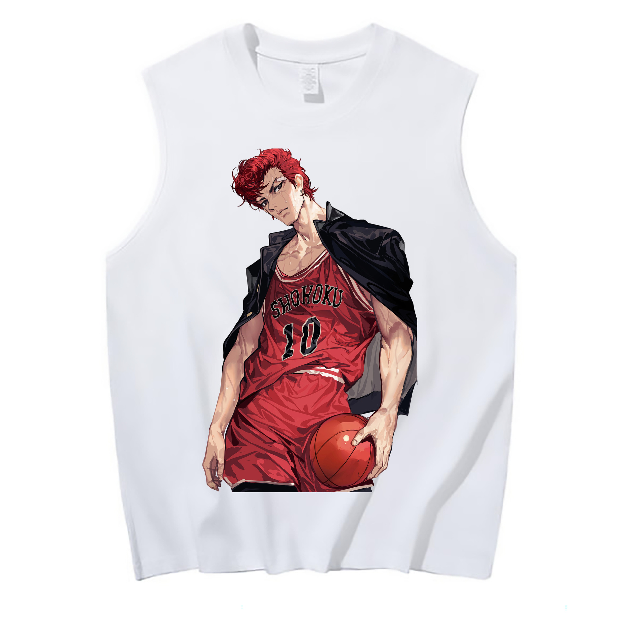 （画像用） SLAM DUNK／スラムダンク コットン100％タンクトップ（フロントプリント）