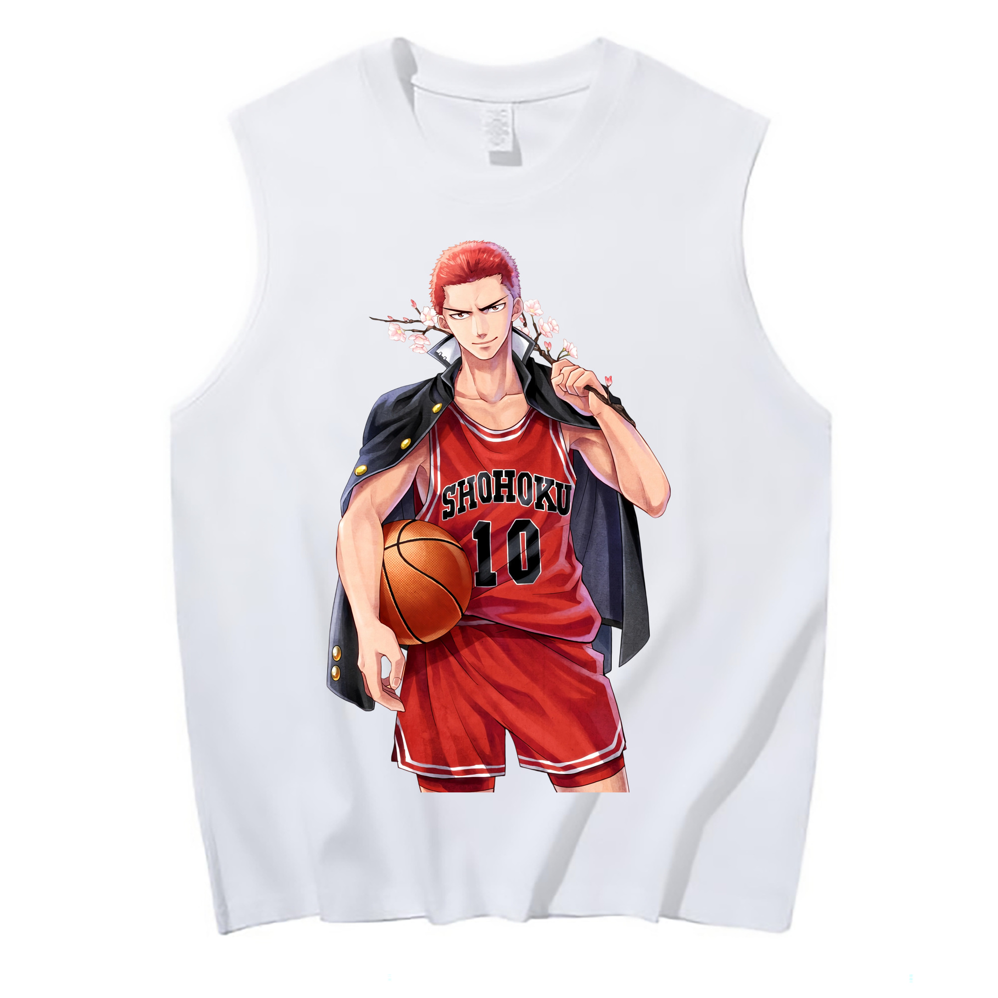 （画像用） SLAM DUNK／スラムダンク コットン100％タンクトップ（フロントプリント）