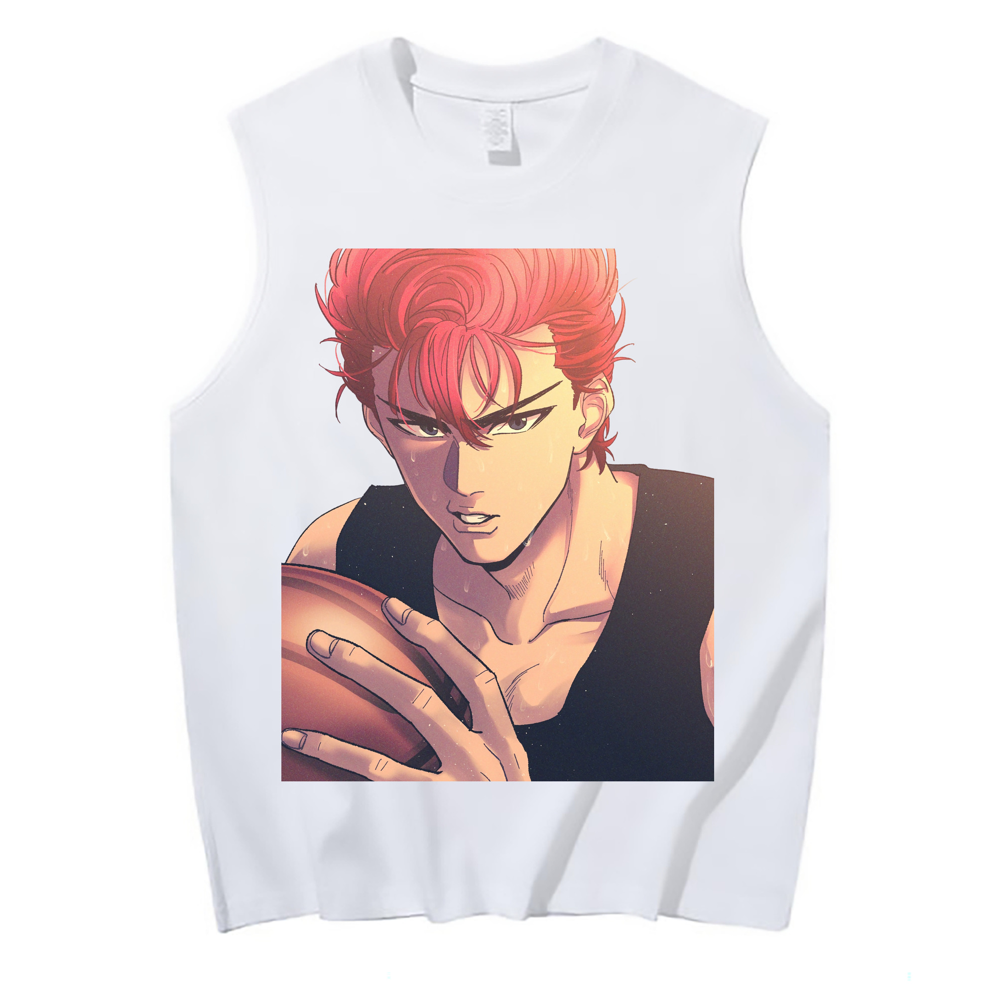 （画像用） SLAM DUNK／スラムダンク コットン100％タンクトップ（フロントプリント）