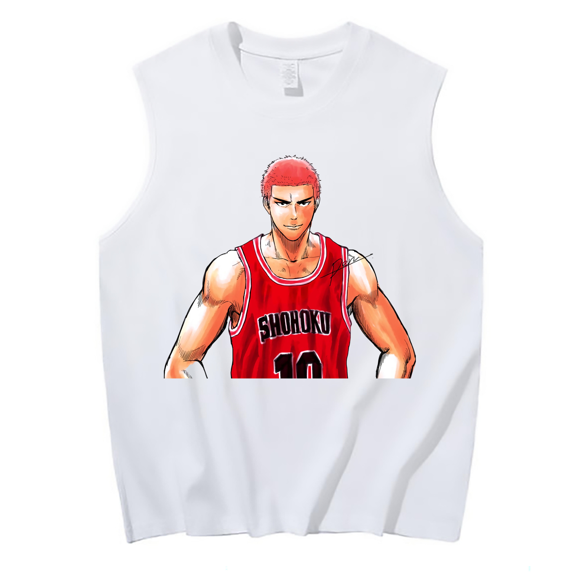 （画像用） SLAM DUNK／スラムダンク コットン100％タンクトップ（フロントプリント）