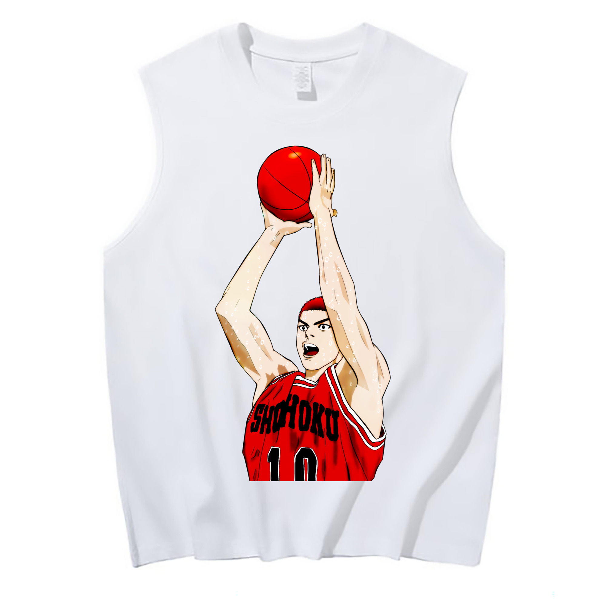 （画像用） SLAM DUNK／スラムダンク コットン100％タンクトップ（フロントプリント）
