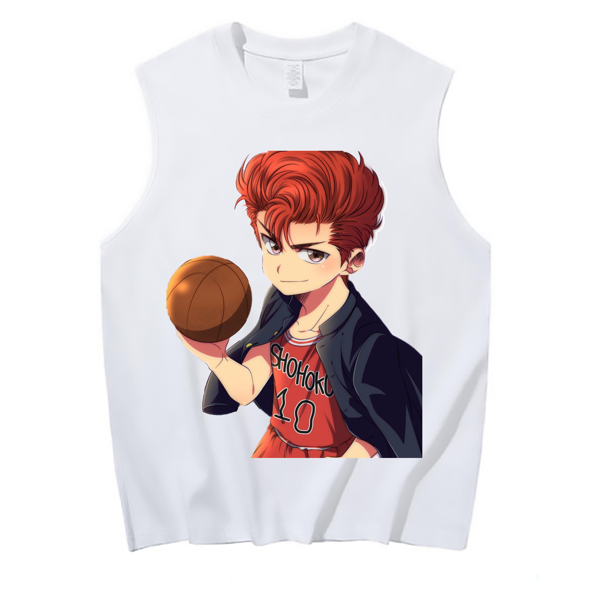 （画像用） SLAM DUNK／スラムダンク コットン100％タンクトップ（フロントプリント）