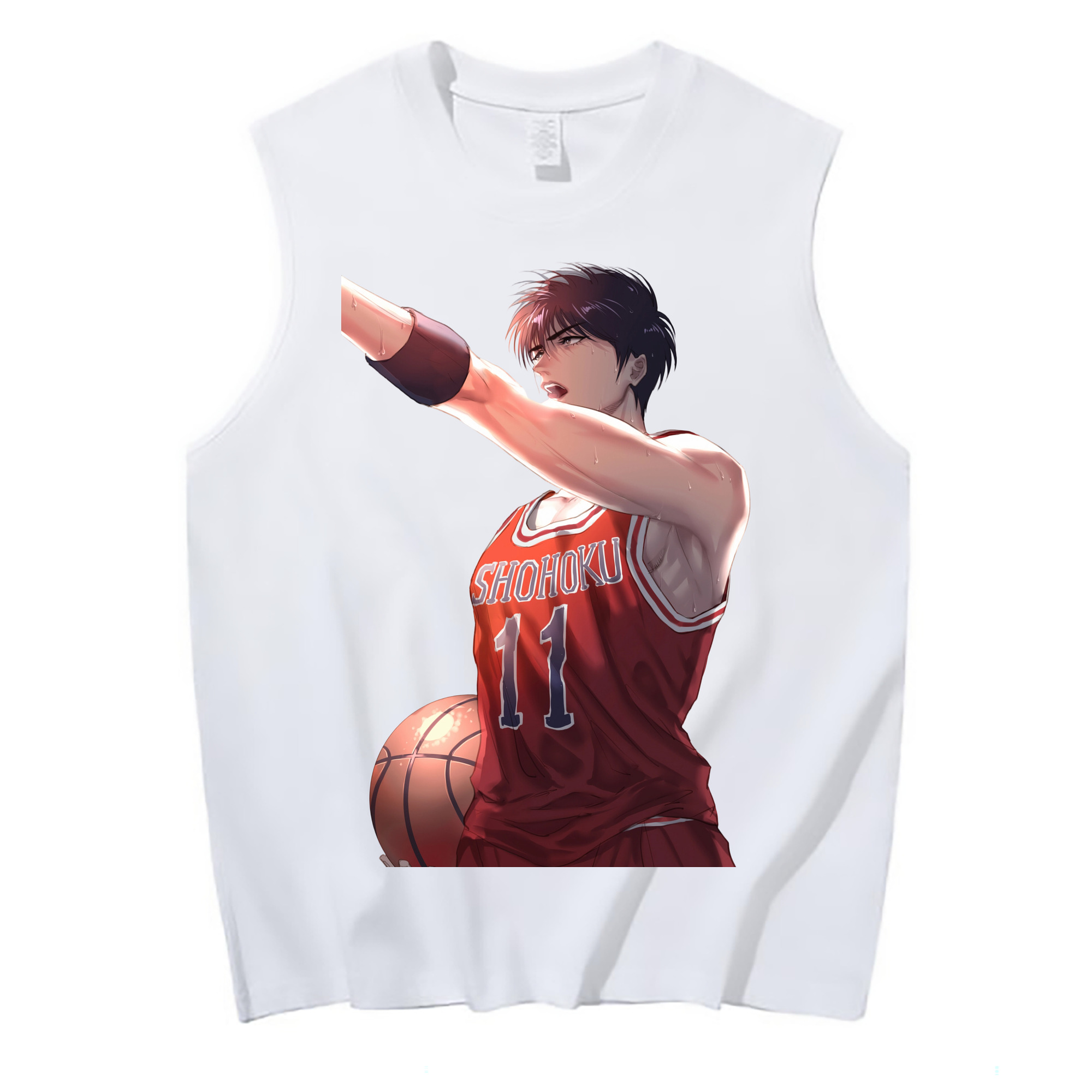 （画像用） SLAM DUNK／スラムダンク コットン100％タンクトップ（フロントプリント）