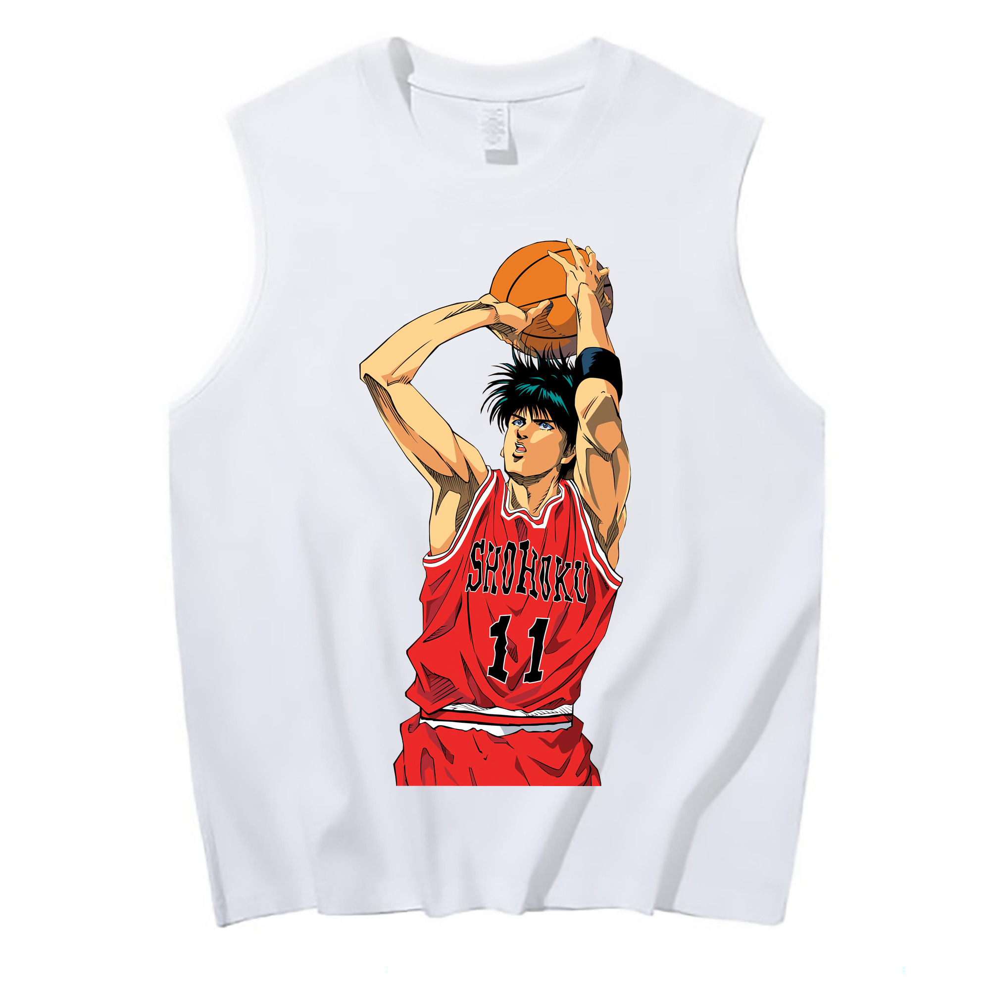 （画像用） SLAM DUNK／スラムダンク コットン100％タンクトップ（フロントプリント）