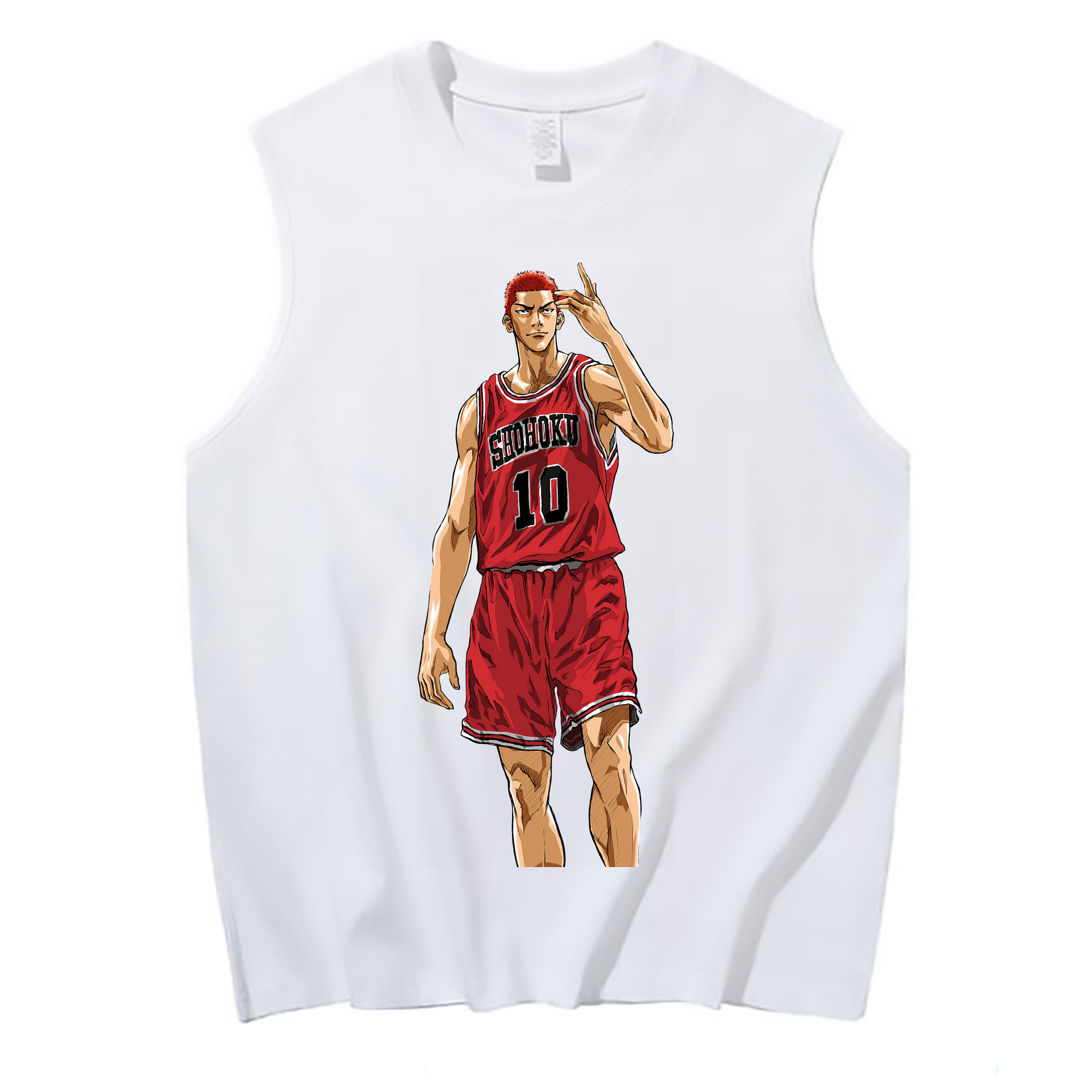 （画像用） SLAM DUNK／スラムダンク コットン100％タンクトップ（フロントプリント）