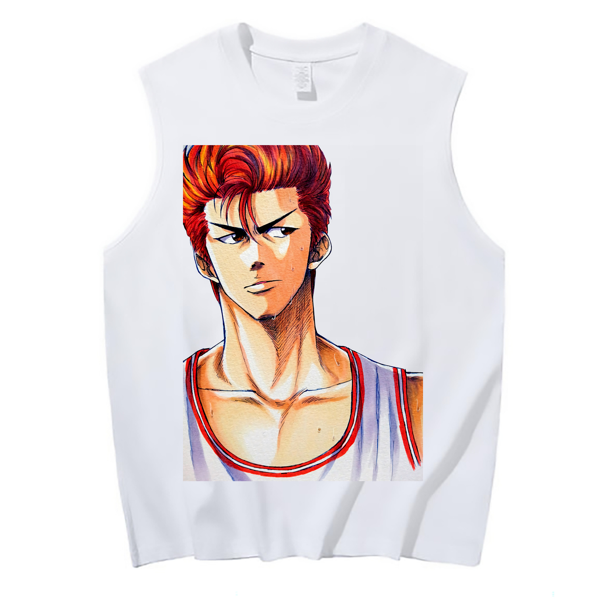 （画像用） SLAM DUNK／スラムダンク コットン100％タンクトップ（フロントプリント）