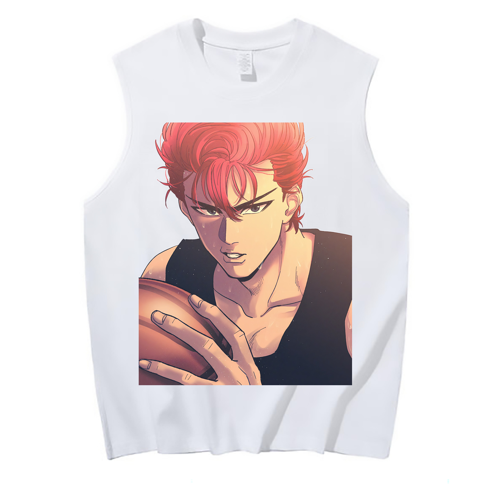 （画像用） SLAM DUNK／スラムダンク コットン100％タンクトップ（フロントプリント）