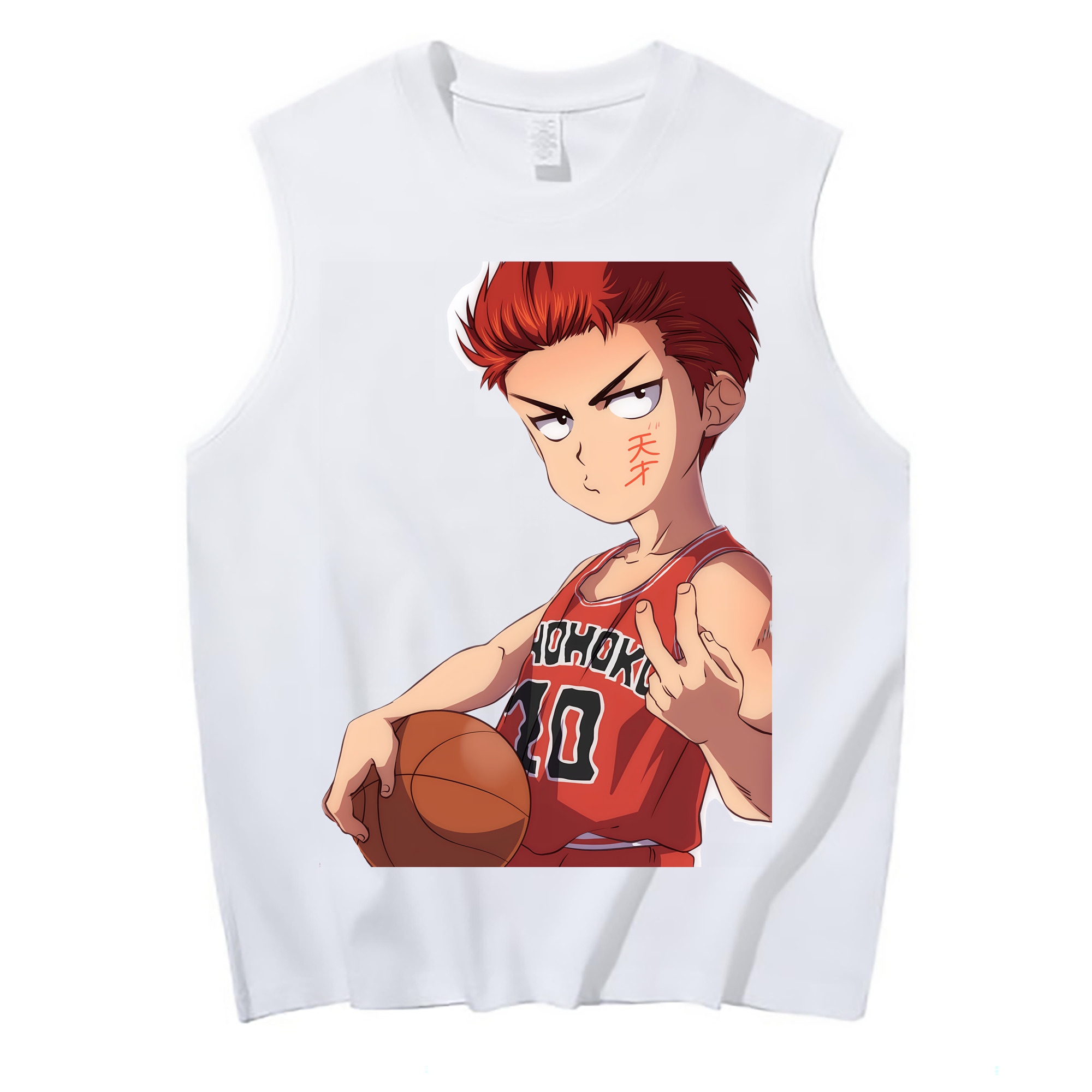 （画像用） SLAM DUNK／スラムダンク コットン100％タンクトップ（フロントプリント）