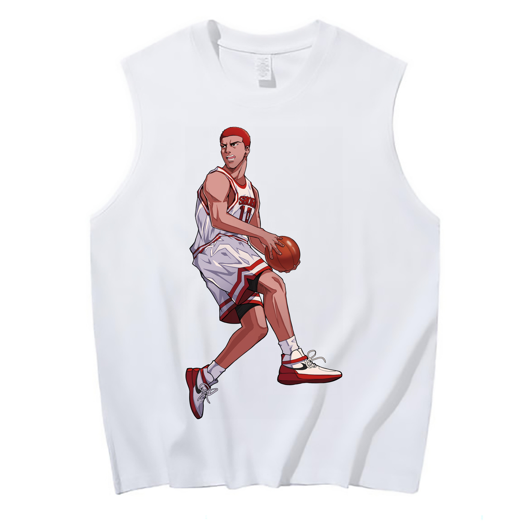 （画像用） SLAM DUNK／スラムダンク コットン100％タンクトップ（フロントプリント）