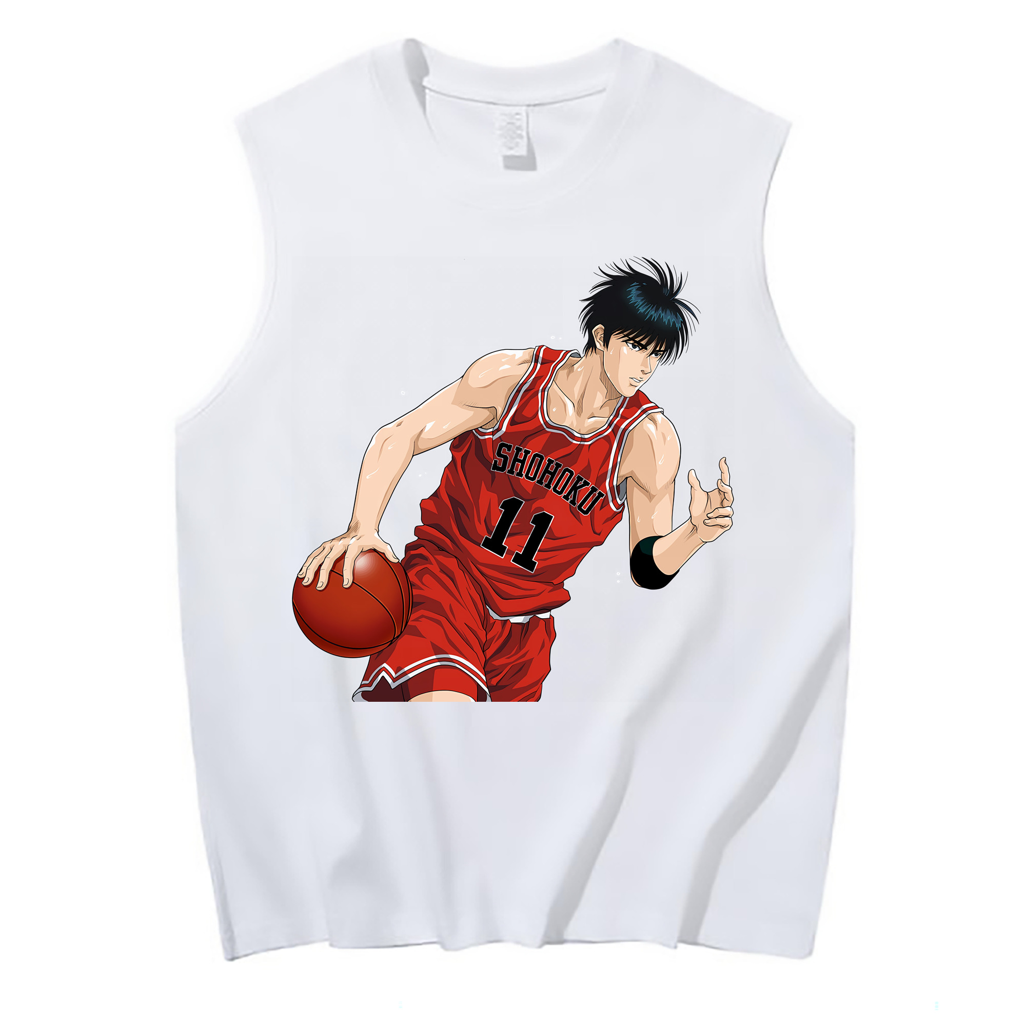 （画像用） SLAM DUNK／スラムダンク コットン100％タンクトップ（フロントプリント）
