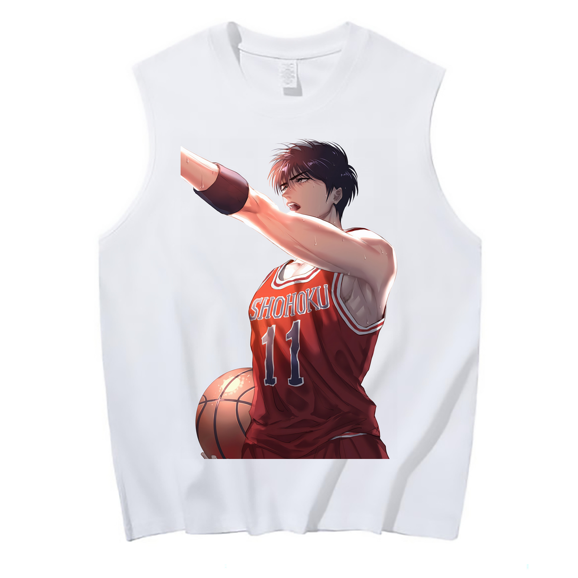 （画像用） SLAM DUNK／スラムダンク コットン100％タンクトップ（フロントプリント）