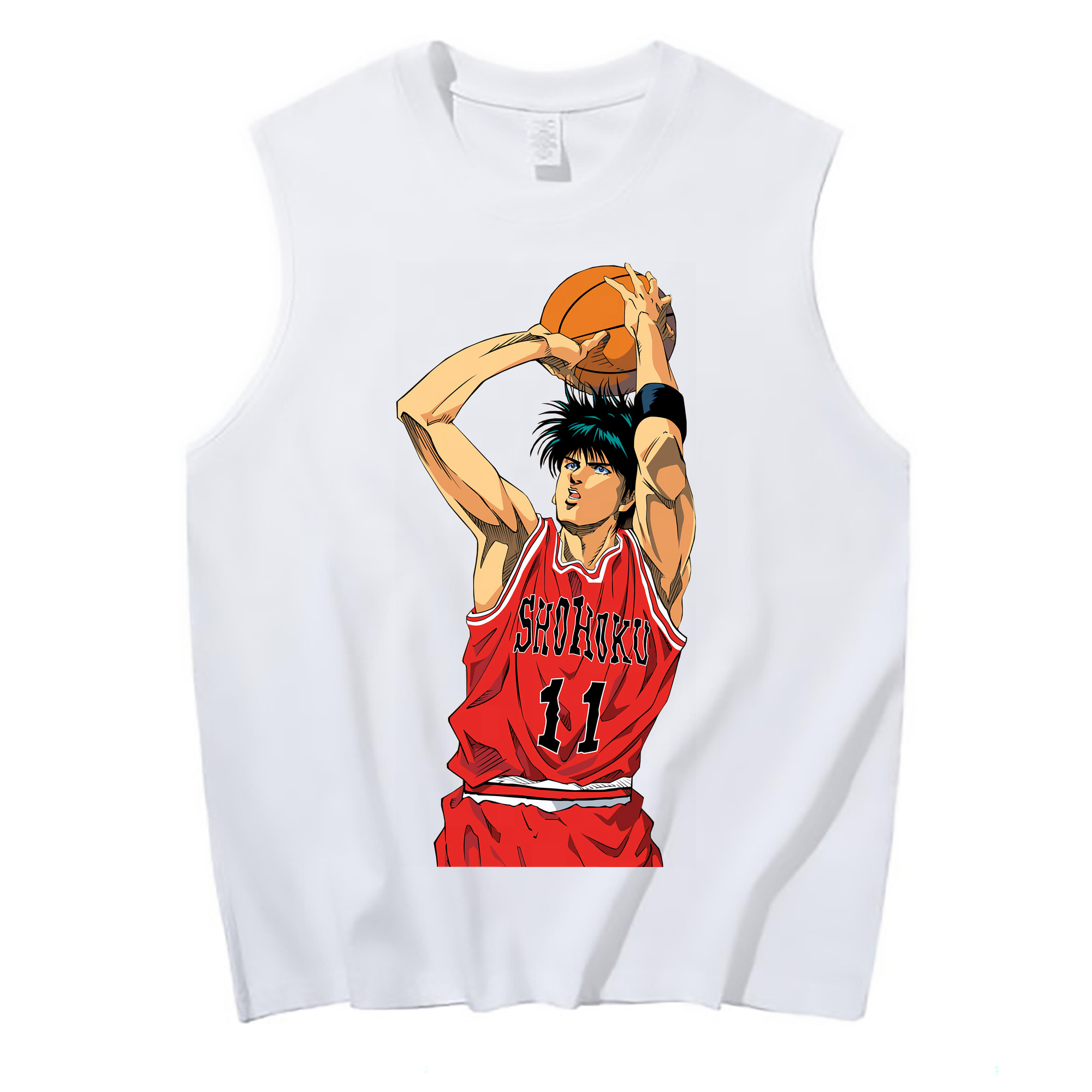 （画像用） SLAM DUNK／スラムダンク コットン100％タンクトップ（フロントプリント）