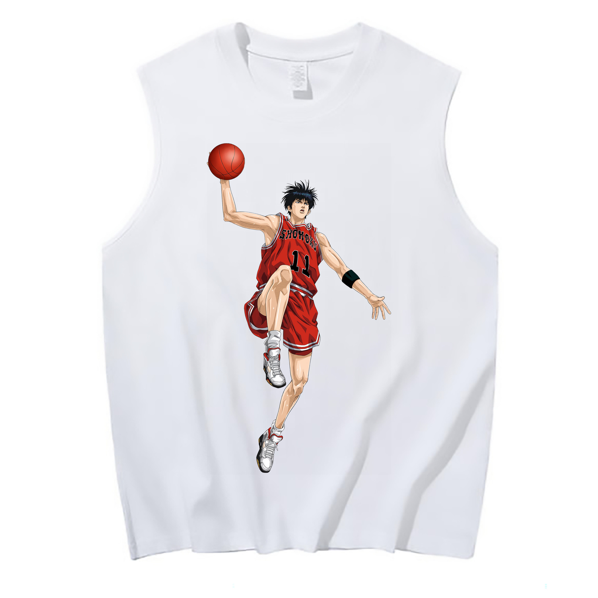 （画像用） SLAM DUNK／スラムダンク コットン100％タンクトップ（フロントプリント）