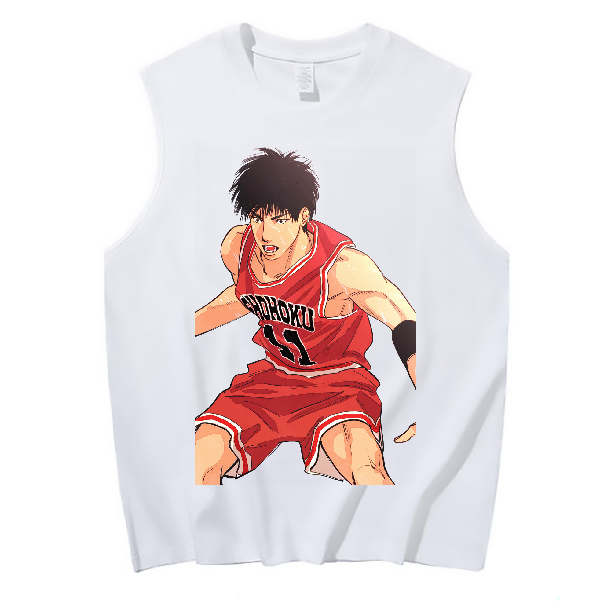 （画像用） SLAM DUNK／スラムダンク コットン100％タンクトップ（フロントプリント）
