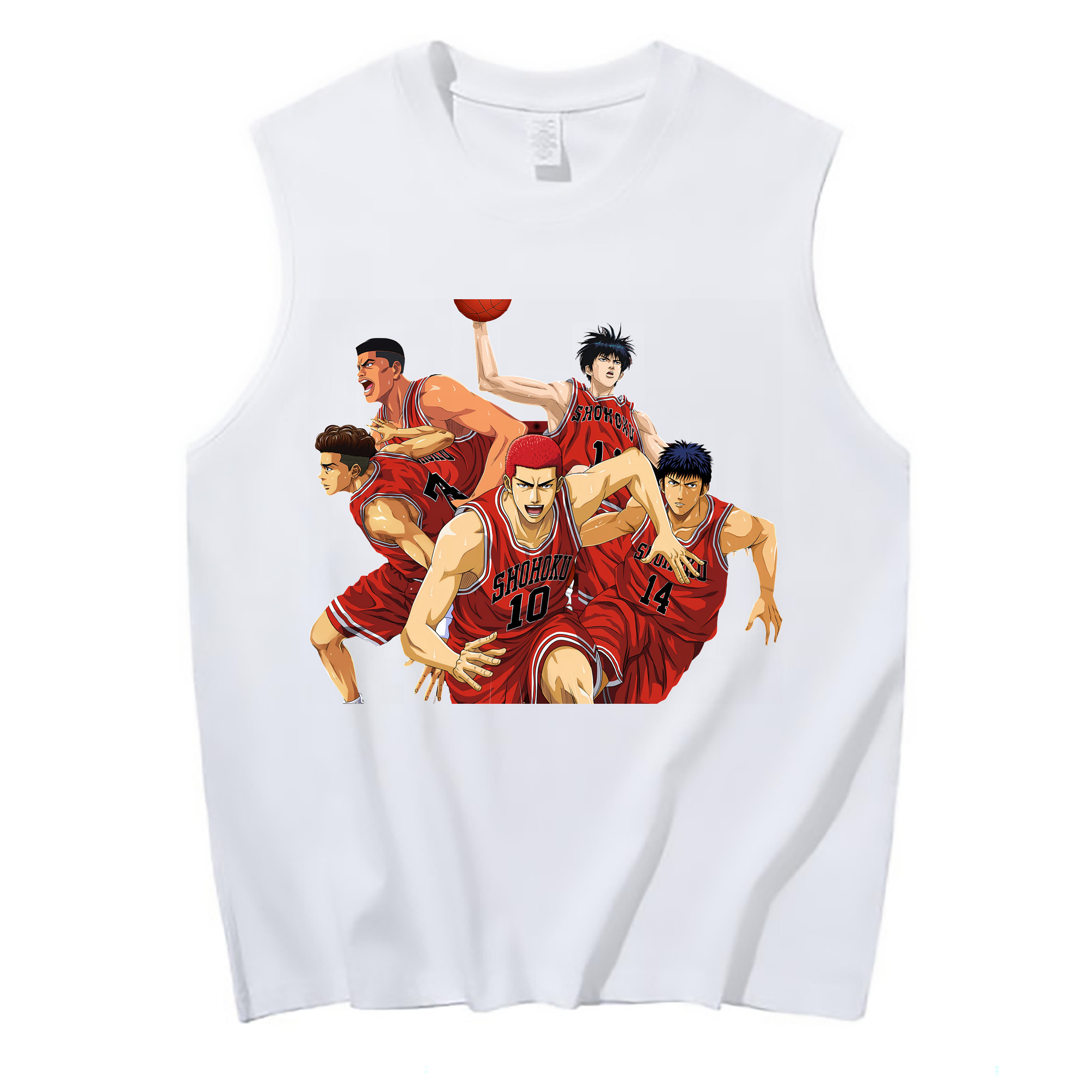 （画像用） SLAM DUNK／スラムダンク コットン100％タンクトップ（フロントプリント）