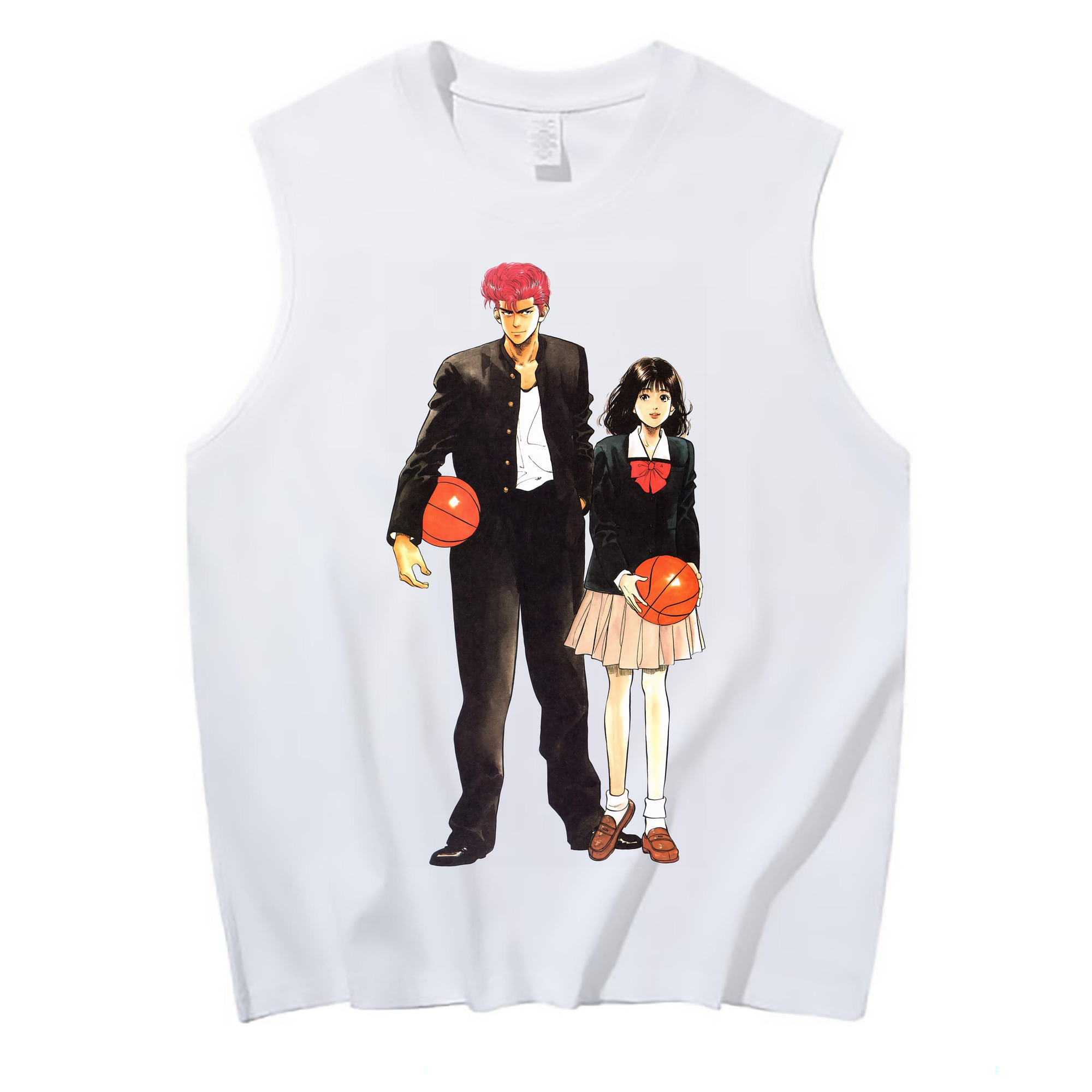 （画像用） SLAM DUNK／スラムダンク コットン100％タンクトップ（フロントプリント）