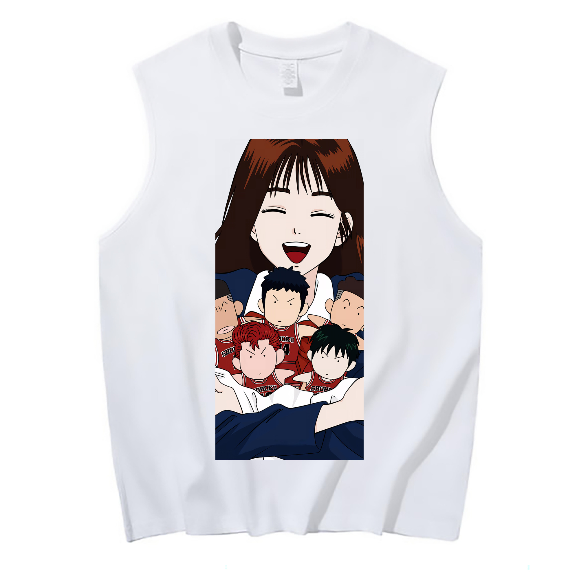 （画像用） SLAM DUNK／スラムダンク コットン100％タンクトップ（フロントプリント）