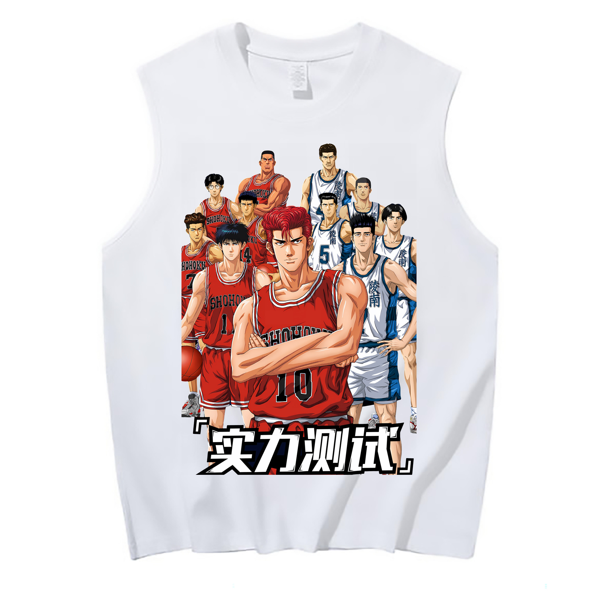 （画像用） SLAM DUNK／スラムダンク コットン100％タンクトップ（フロントプリント）
