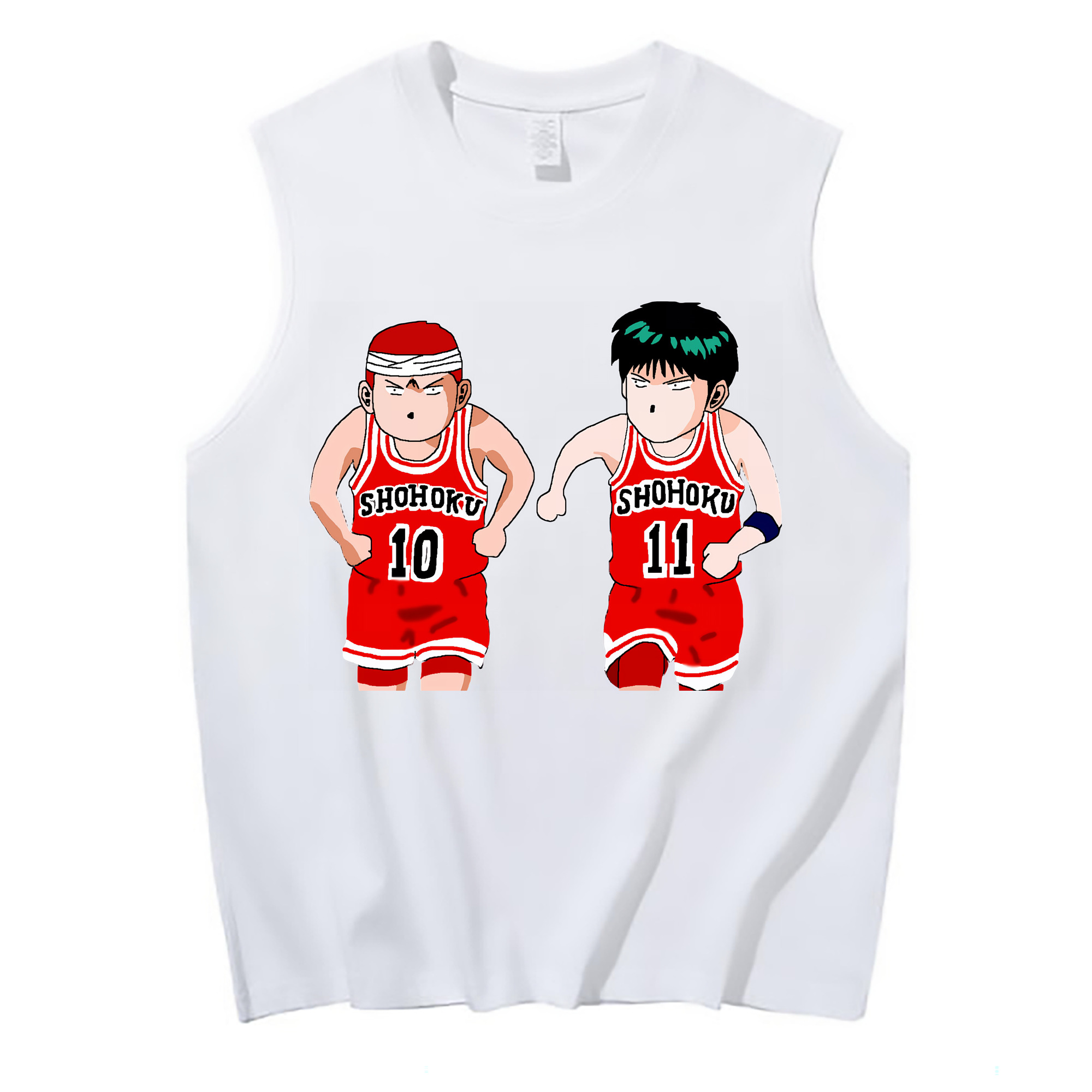 （画像用） SLAM DUNK／スラムダンク コットン100％タンクトップ（フロントプリント）