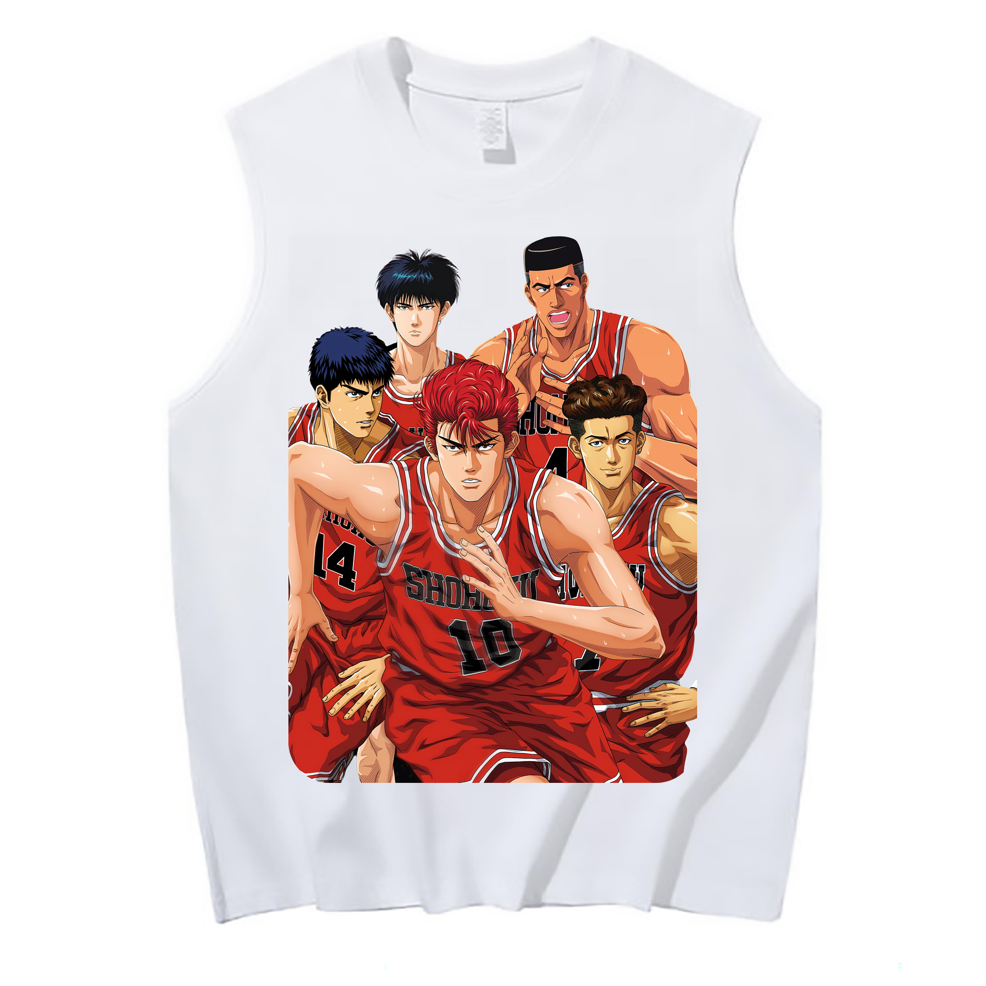 （画像用） SLAM DUNK／スラムダンク コットン100％タンクトップ（フロントプリント）