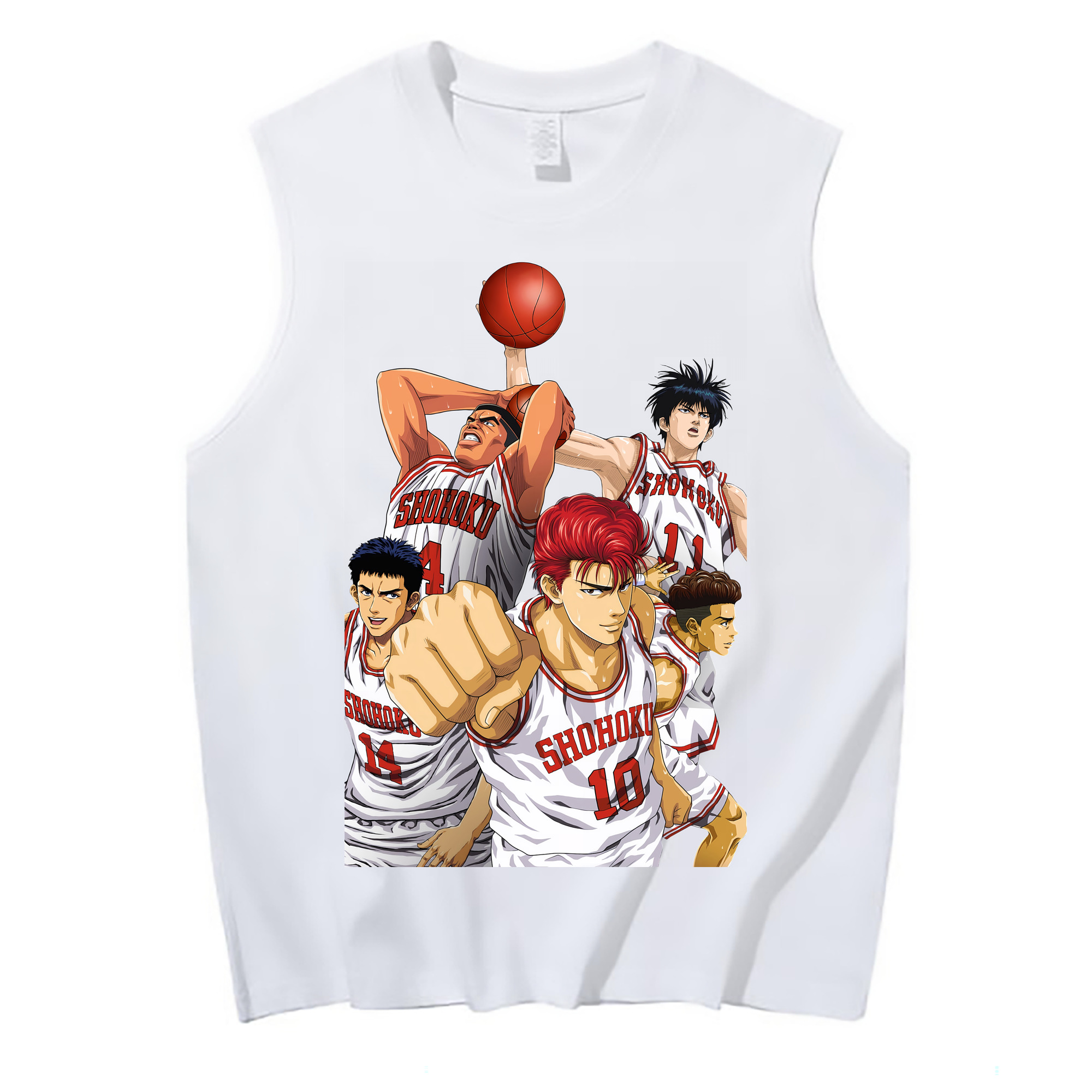 （画像用） SLAM DUNK／スラムダンク コットン100％タンクトップ（フロントプリント）