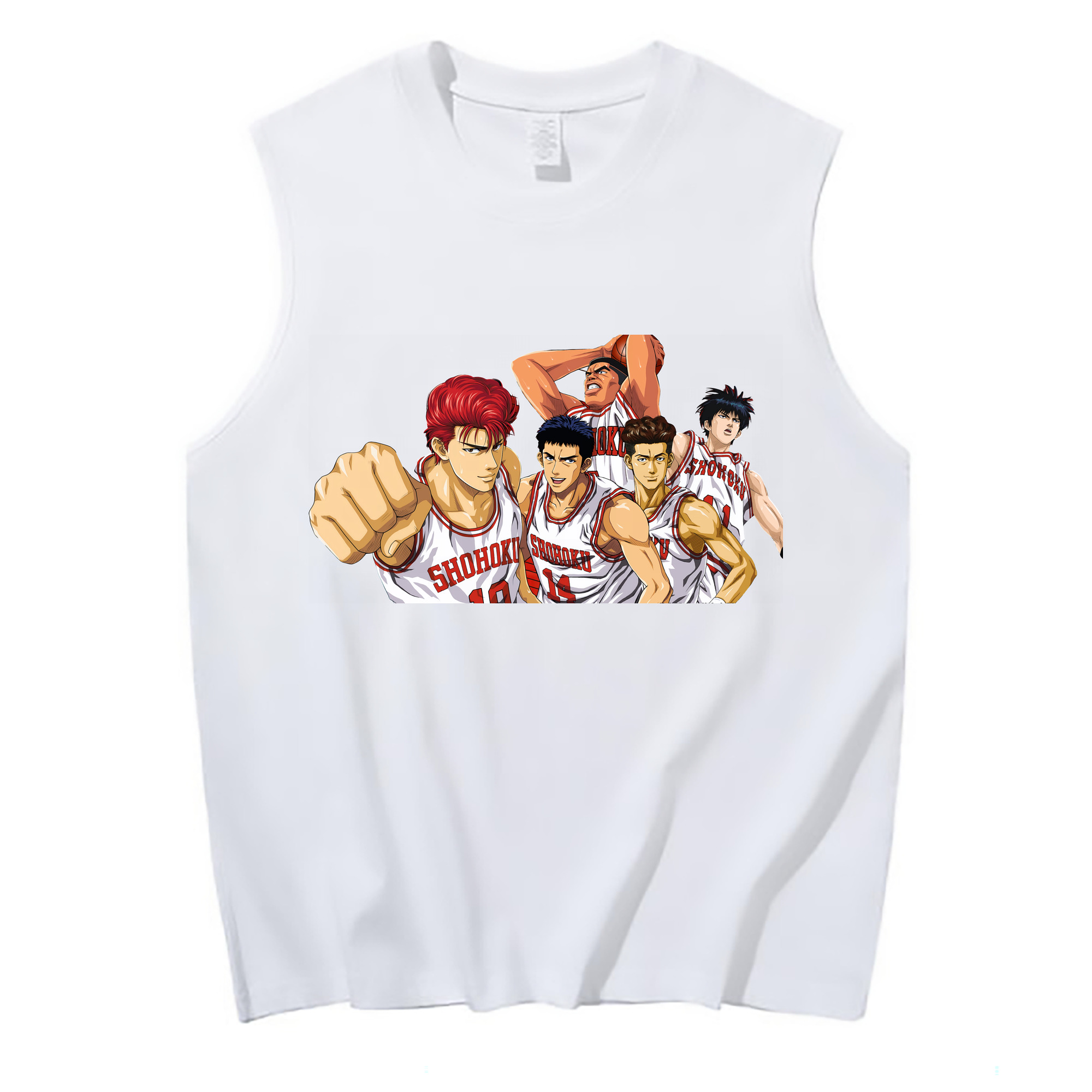 （画像用） SLAM DUNK／スラムダンク コットン100％タンクトップ（フロントプリント）