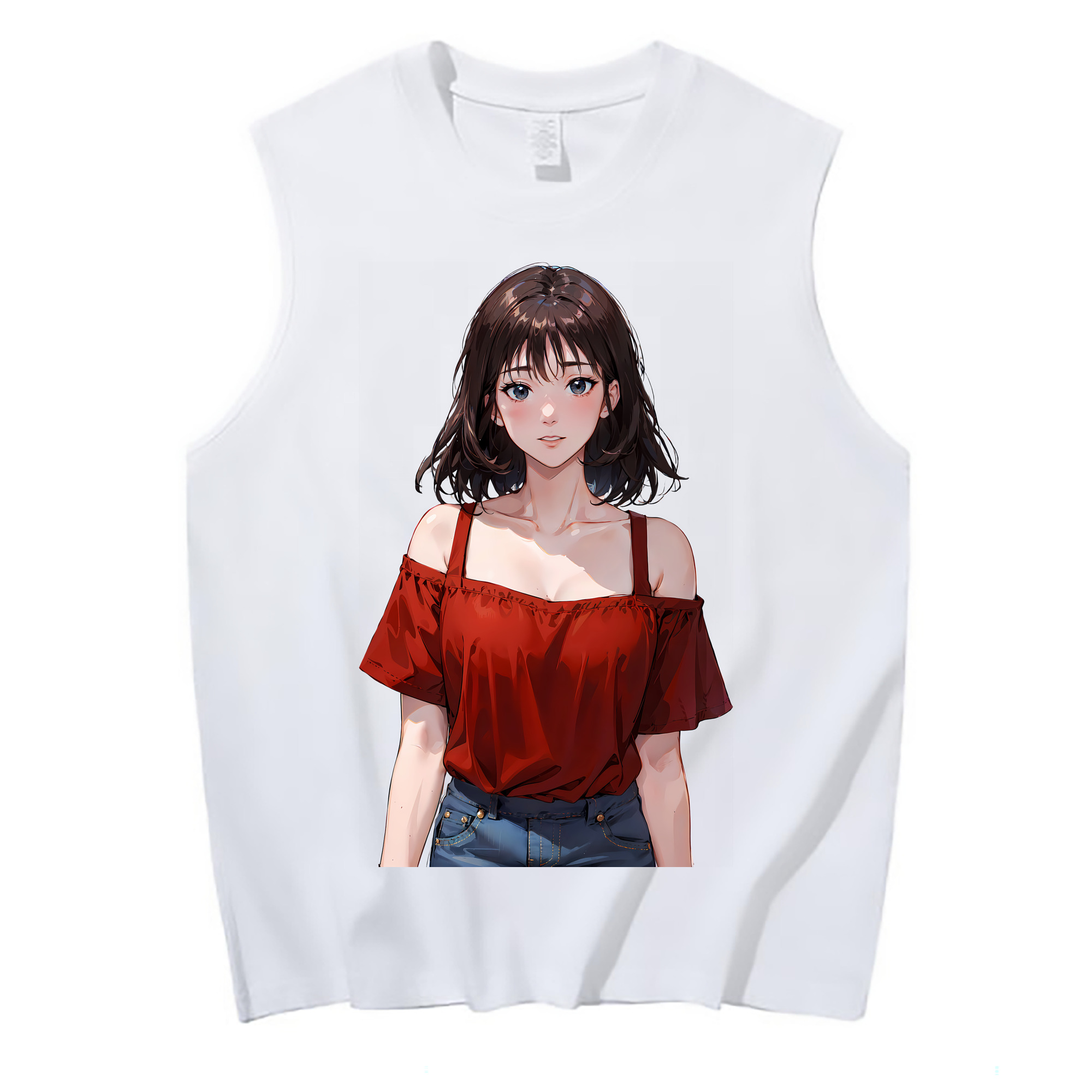 （画像用） SLAM DUNK／スラムダンク コットン100％タンクトップ（フロントプリント）