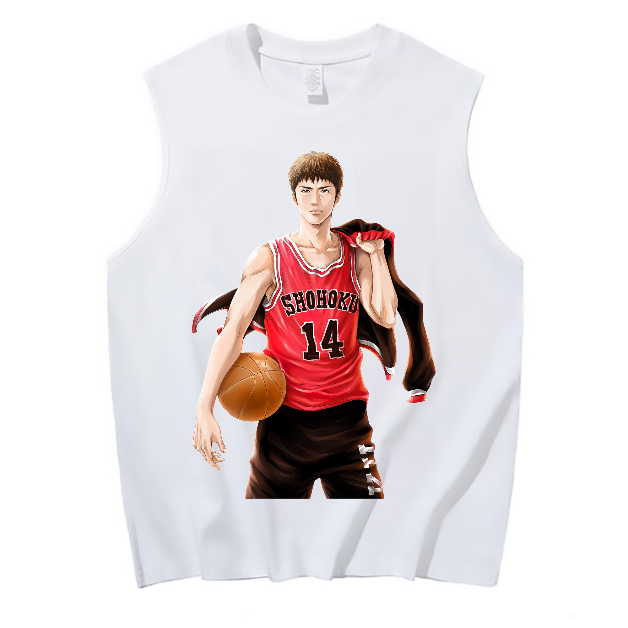 （画像用） SLAM DUNK／スラムダンク コットン100％タンクトップ（フロントプリント）
