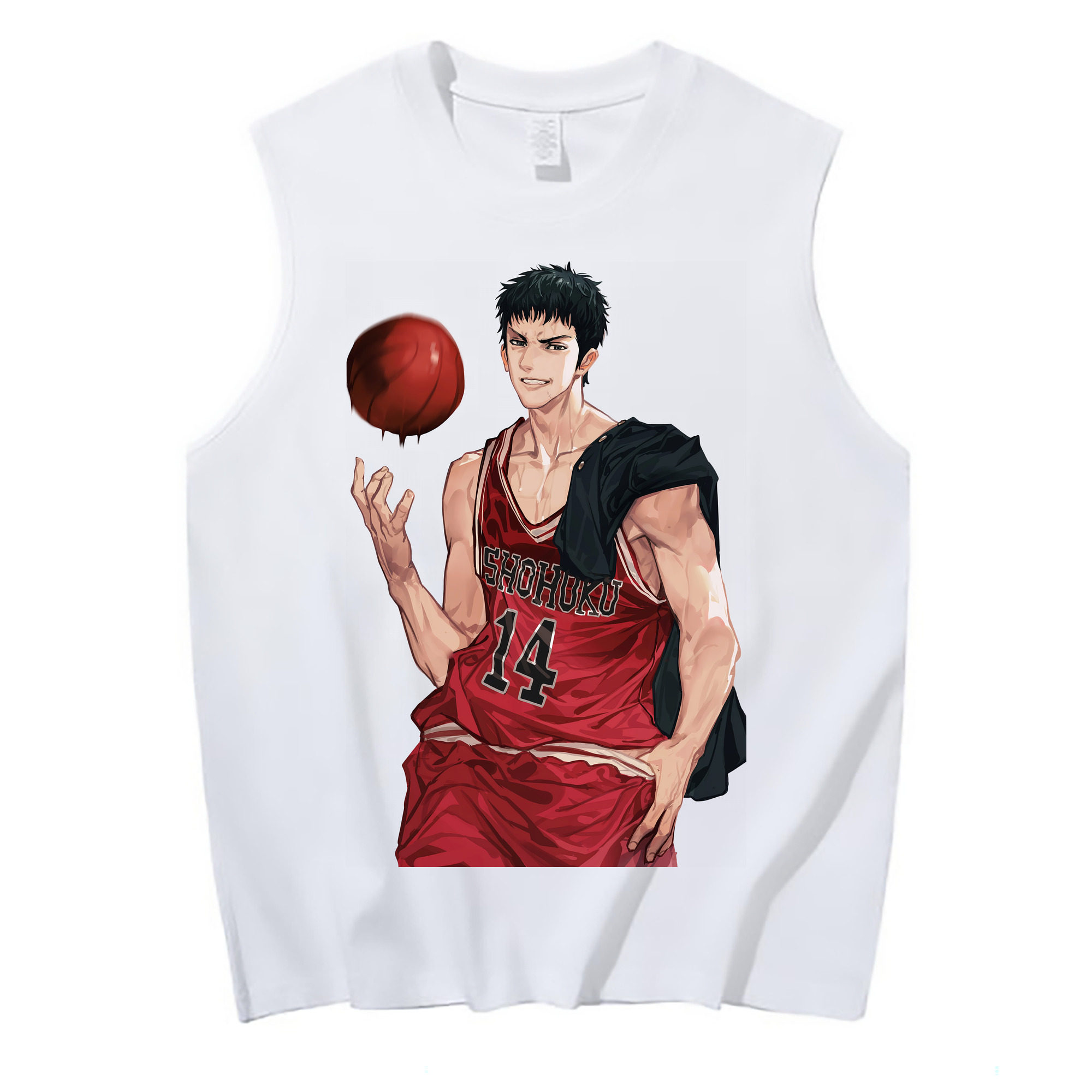 （画像用） SLAM DUNK／スラムダンク コットン100％タンクトップ（フロントプリント）