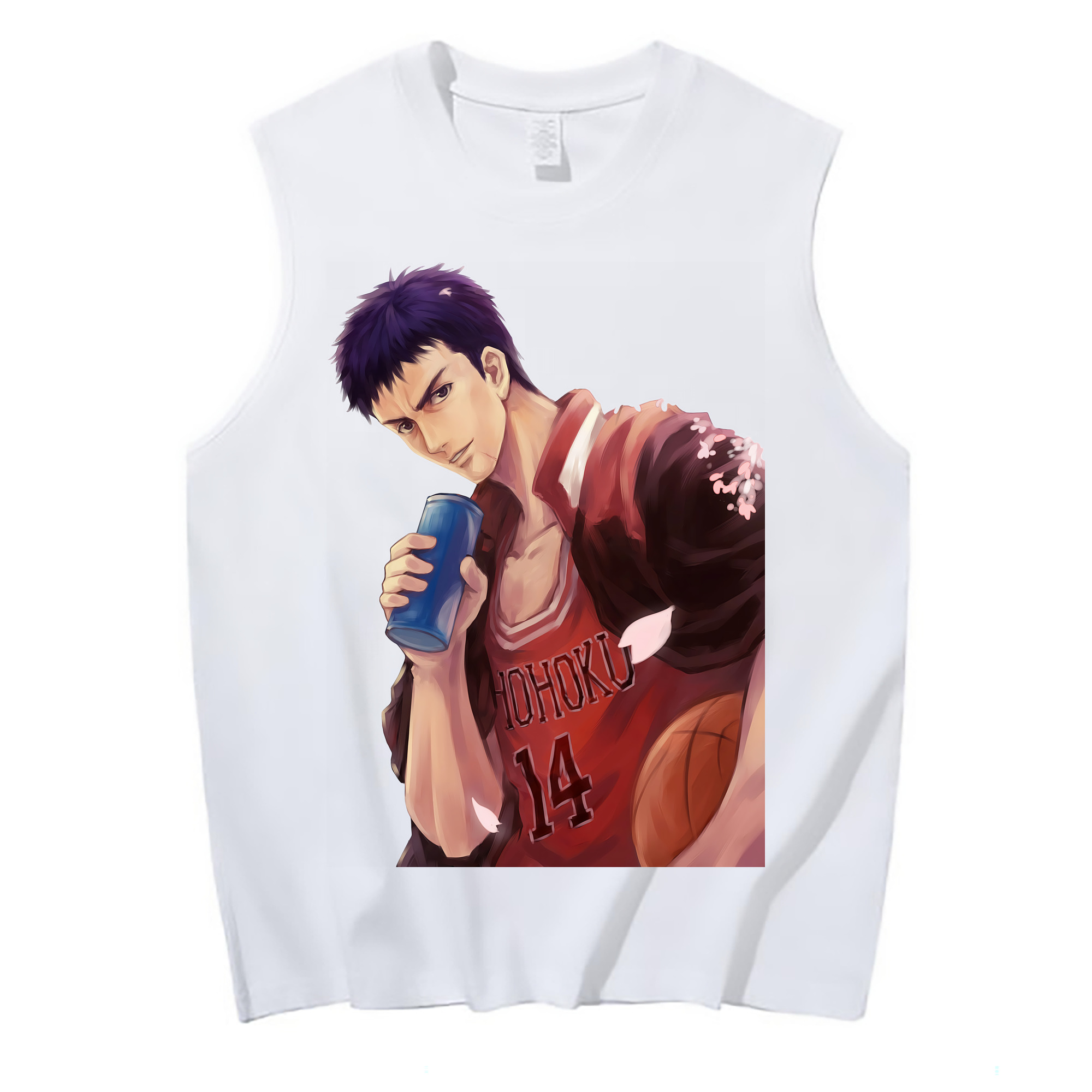 （画像用） SLAM DUNK／スラムダンク コットン100％タンクトップ（フロントプリント）