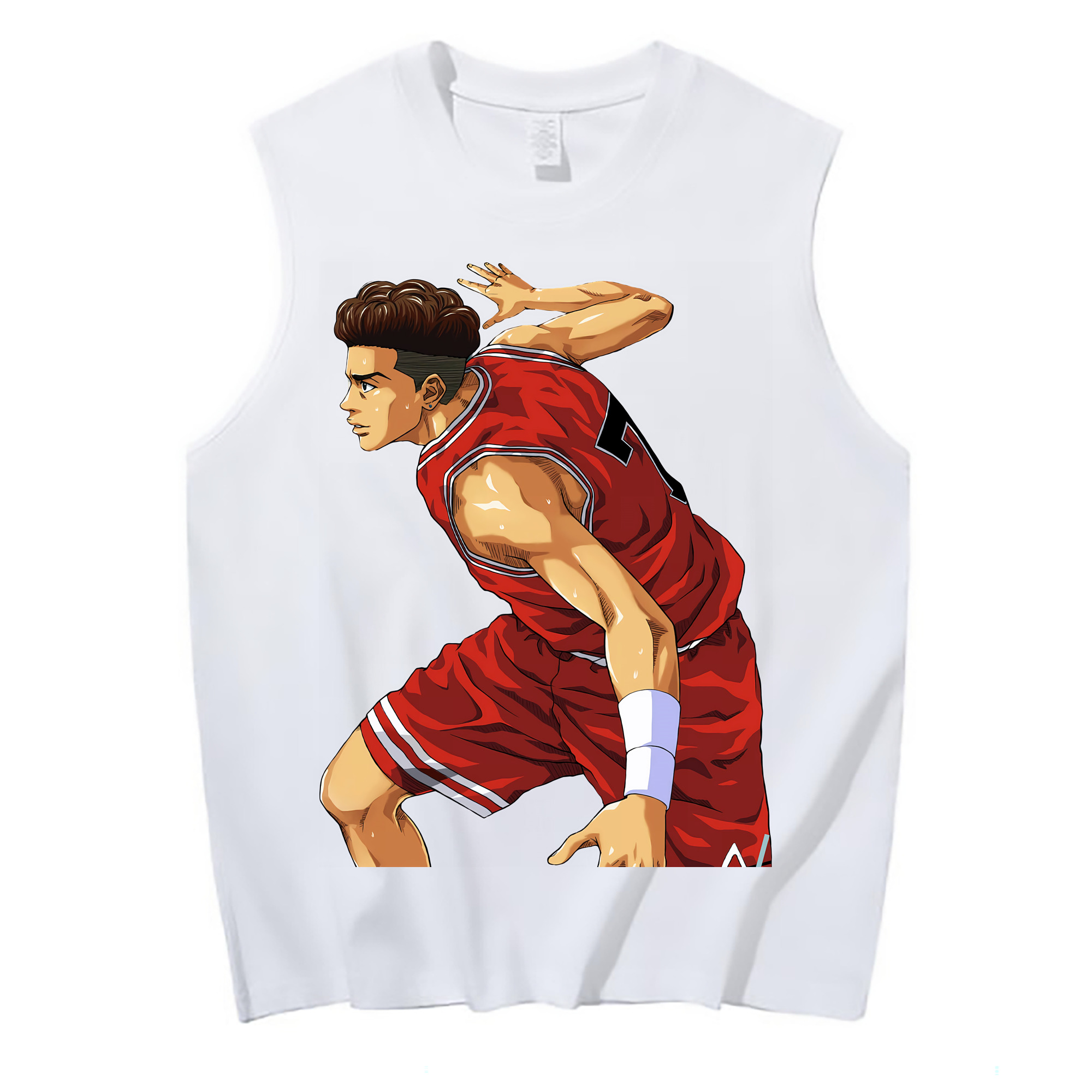 （画像用） SLAM DUNK／スラムダンク コットン100％タンクトップ（フロントプリント）