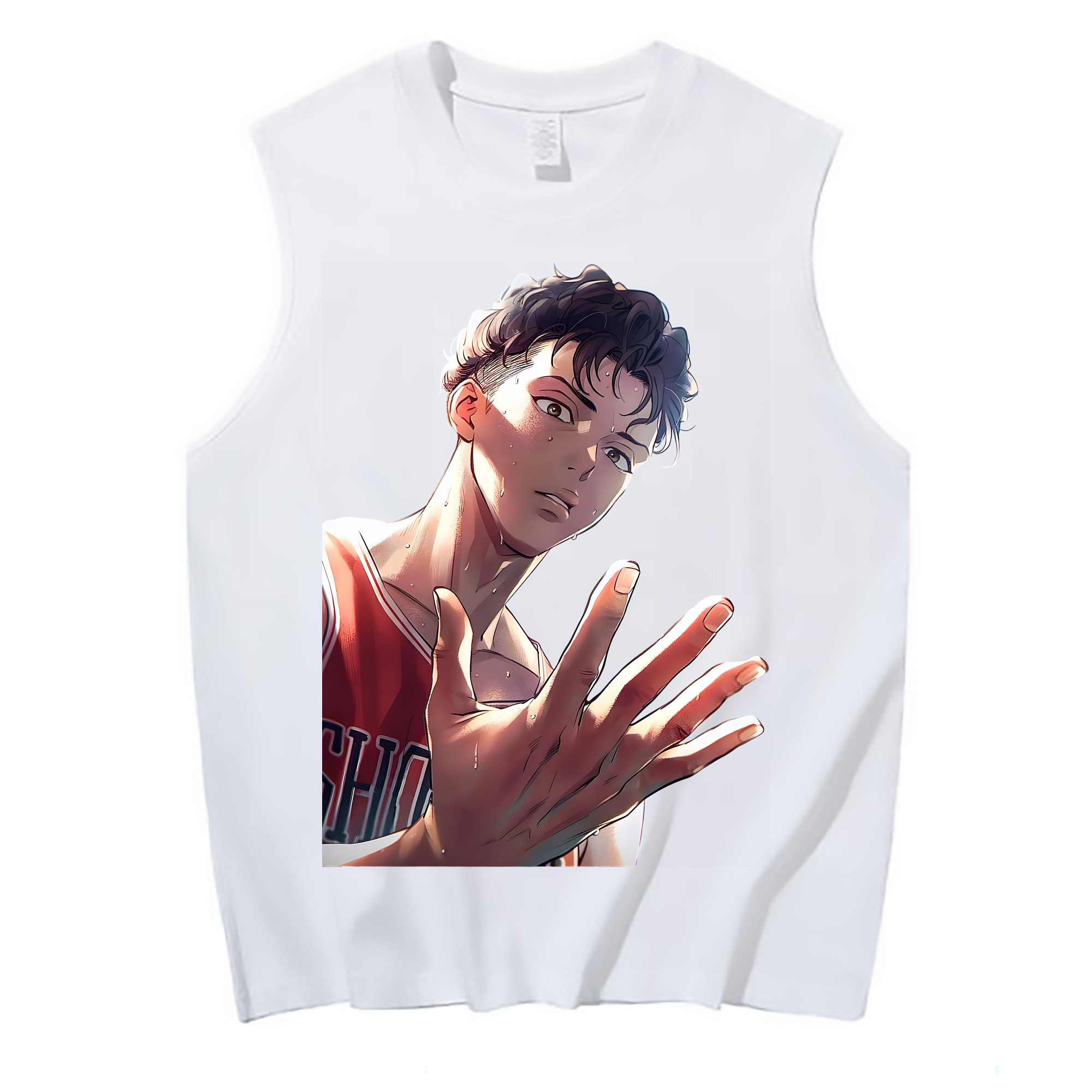 （画像用） SLAM DUNK／スラムダンク コットン100％タンクトップ（フロントプリント）