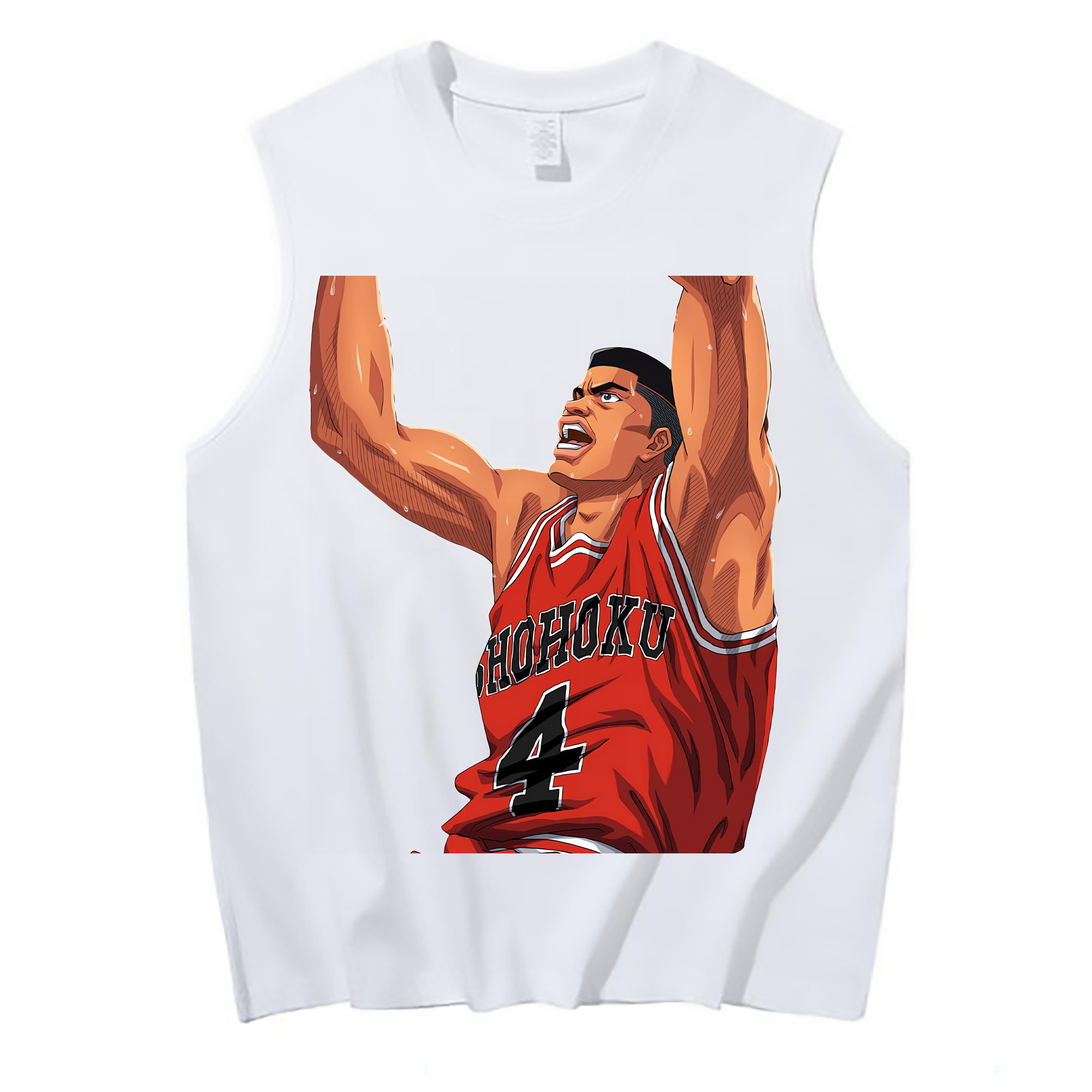 （画像用） SLAM DUNK／スラムダンク コットン100％タンクトップ（フロントプリント）