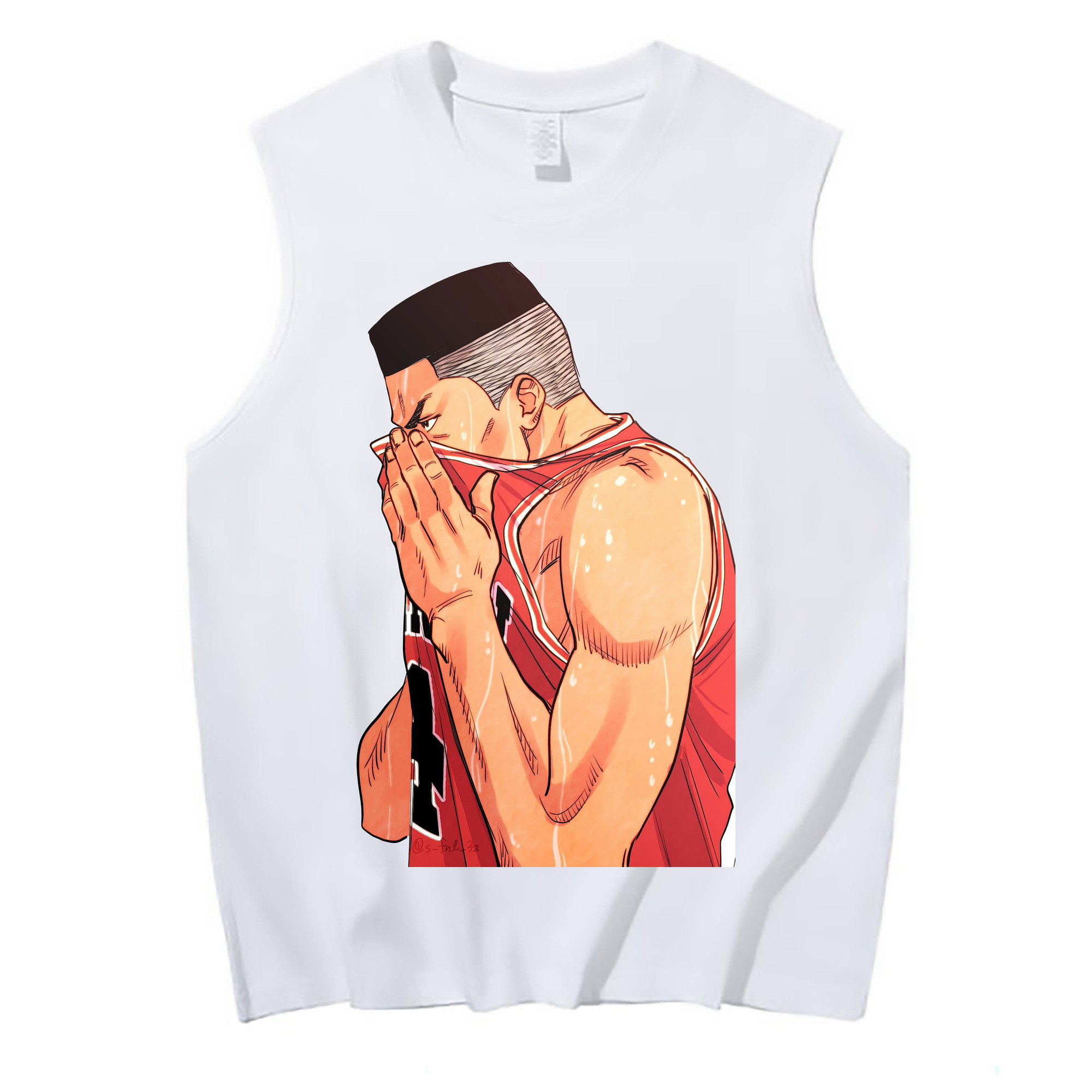 （画像用） SLAM DUNK／スラムダンク コットン100％タンクトップ（フロントプリント）