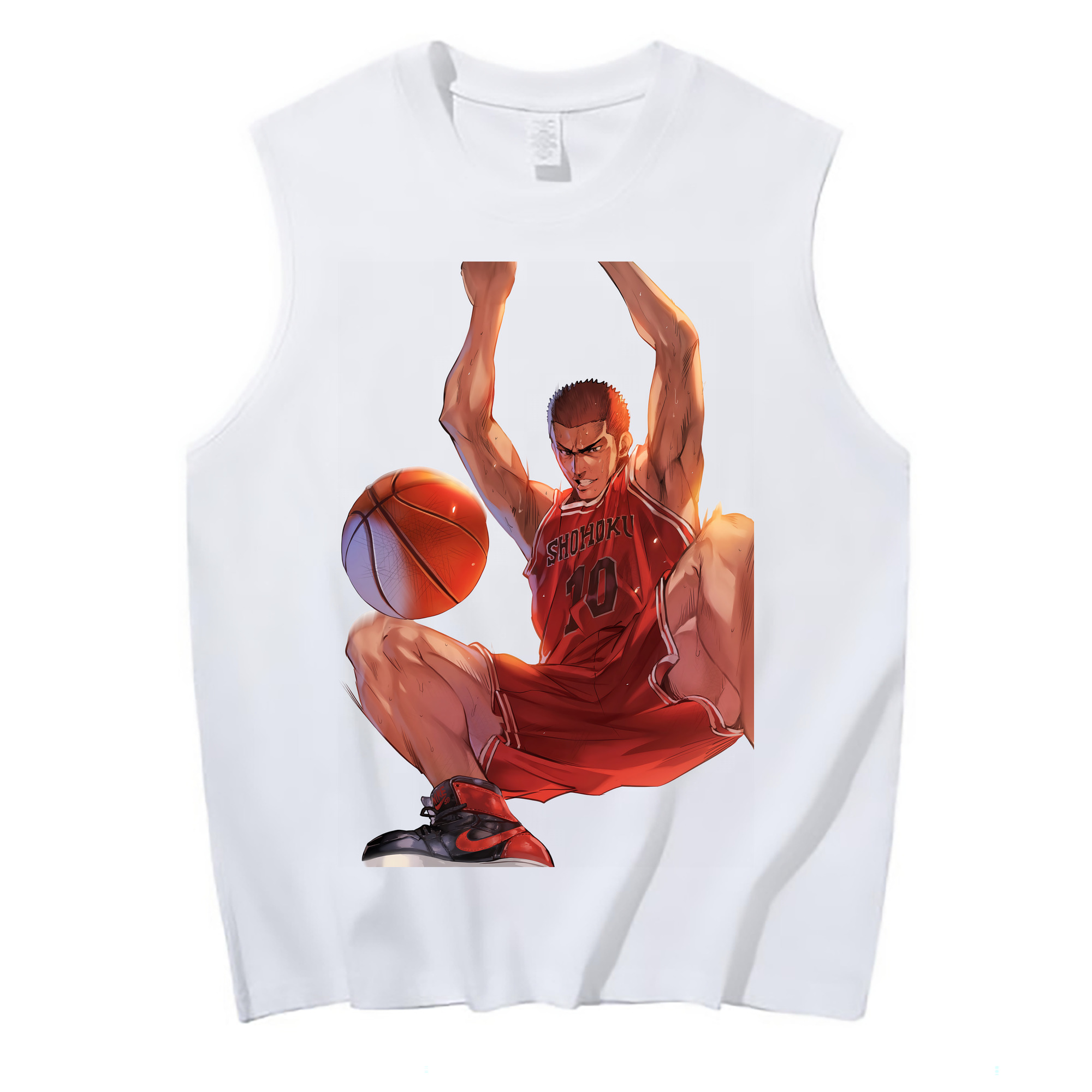 （画像用） SLAM DUNK／スラムダンク コットン100％タンクトップ（フロントプリント）
