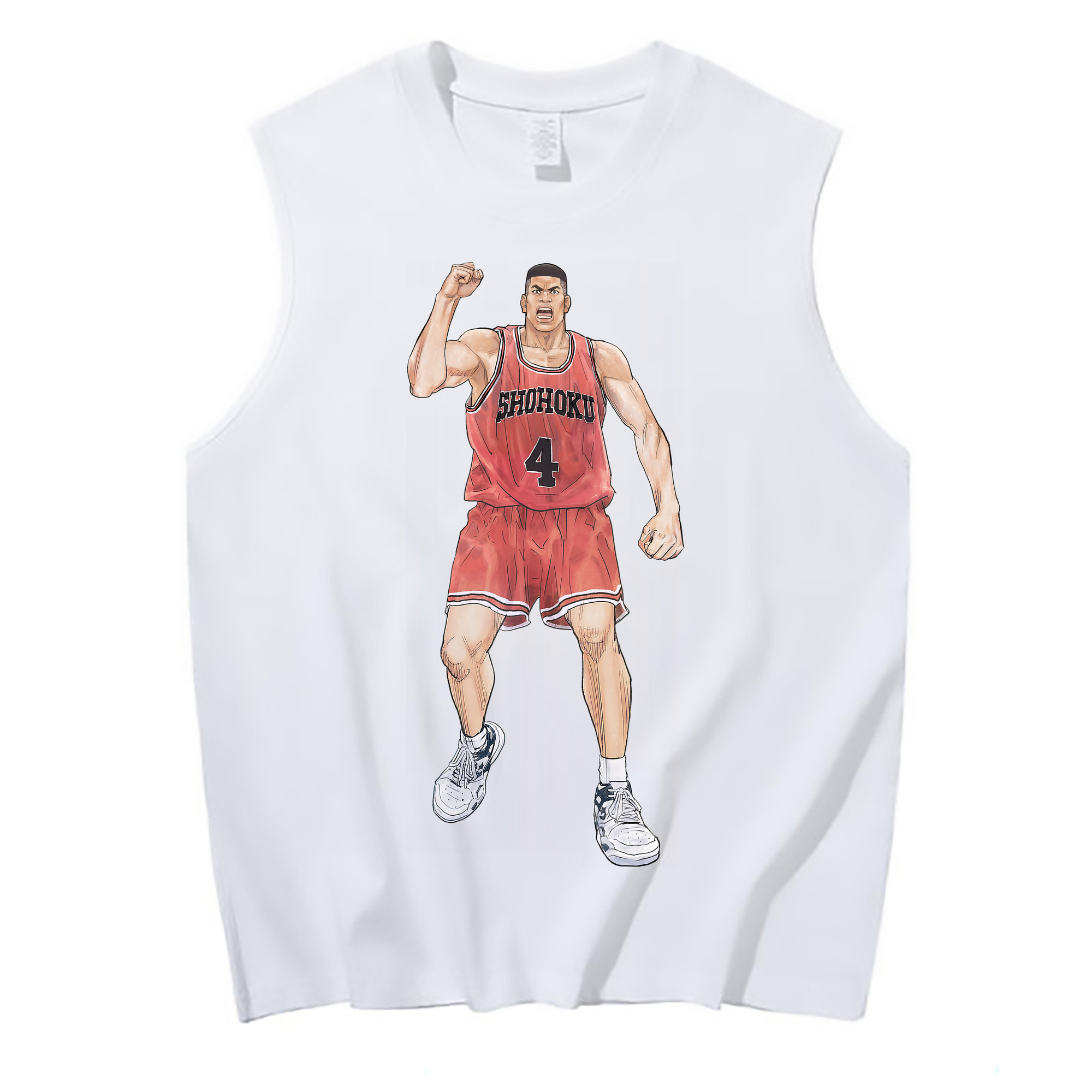 （画像用） SLAM DUNK／スラムダンク コットン100％タンクトップ（フロントプリント）