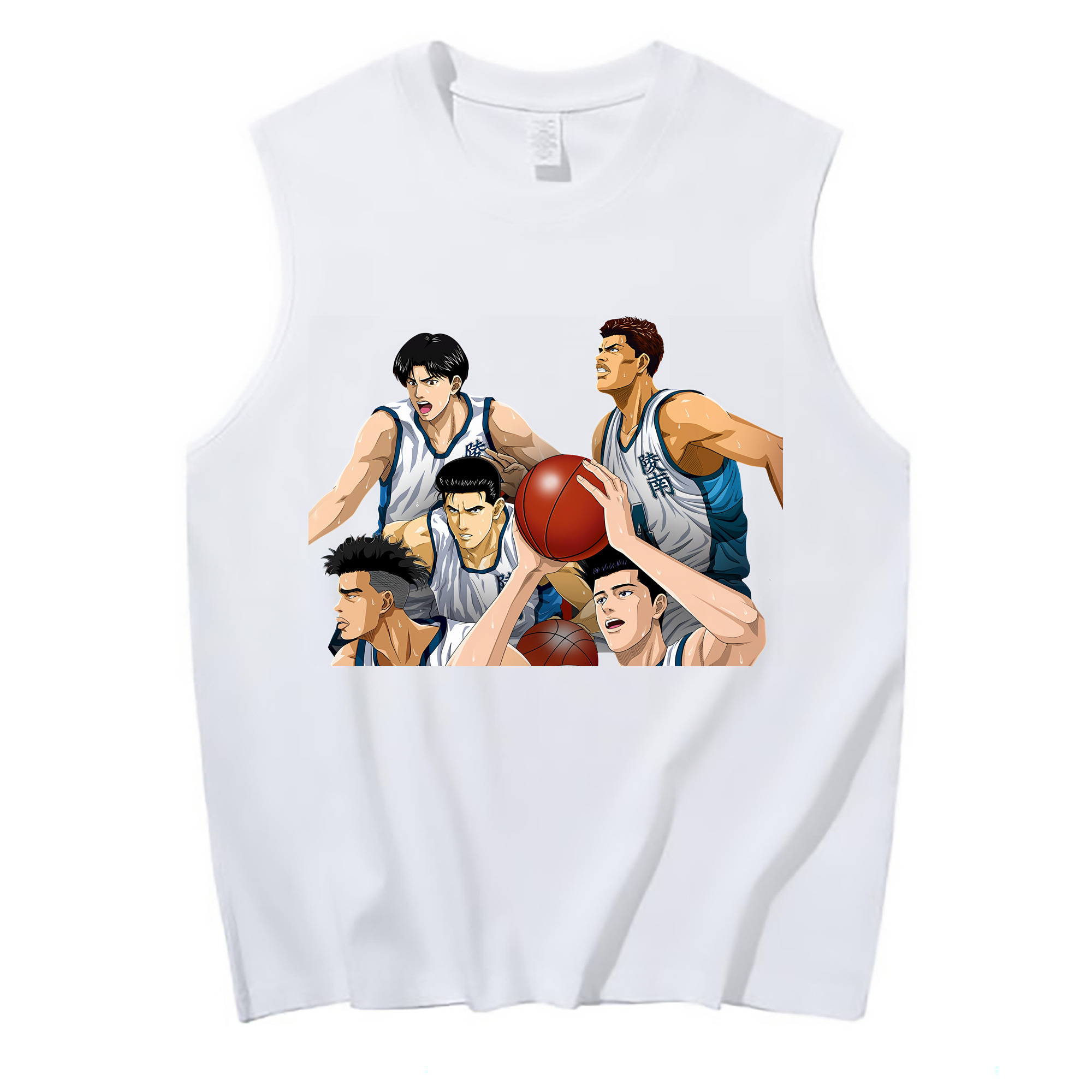 （画像用） SLAM DUNK／スラムダンク コットン100％タンクトップ（フロントプリント）
