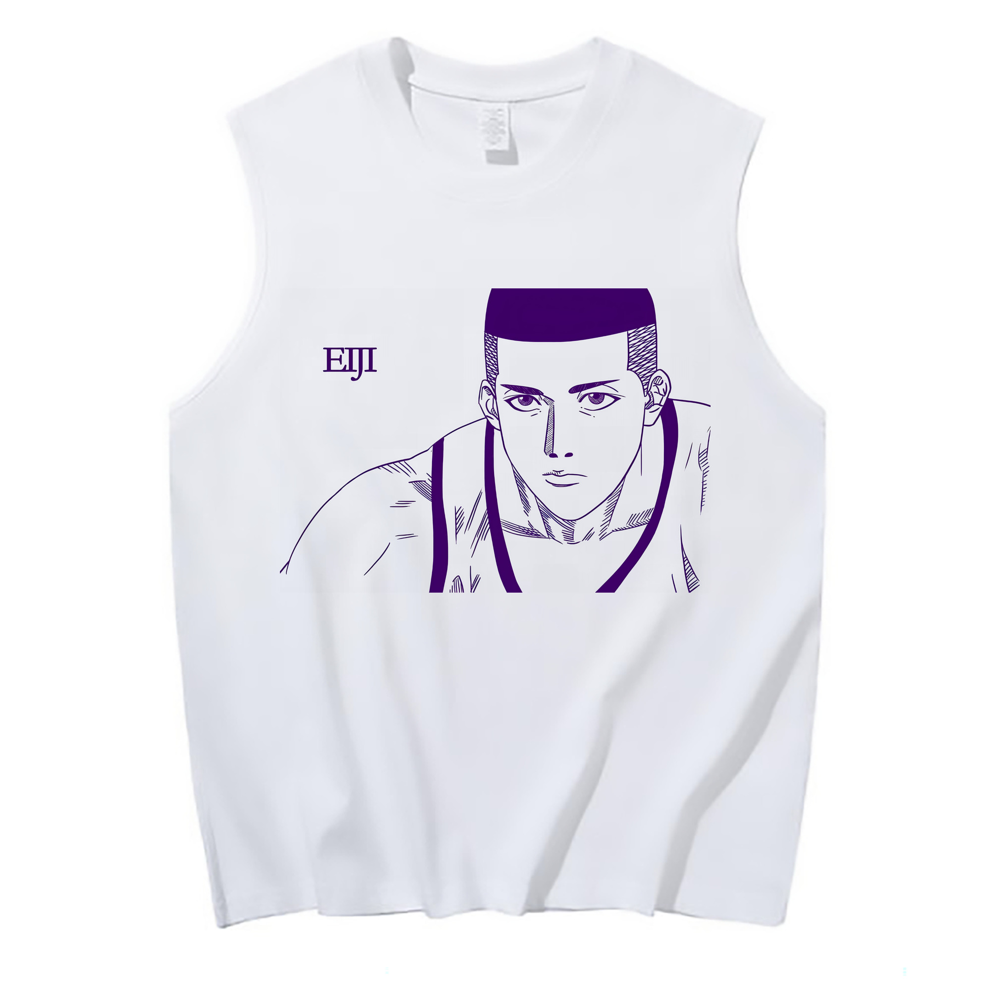 （画像用） SLAM DUNK／スラムダンク コットン100％タンクトップ（フロントプリント）