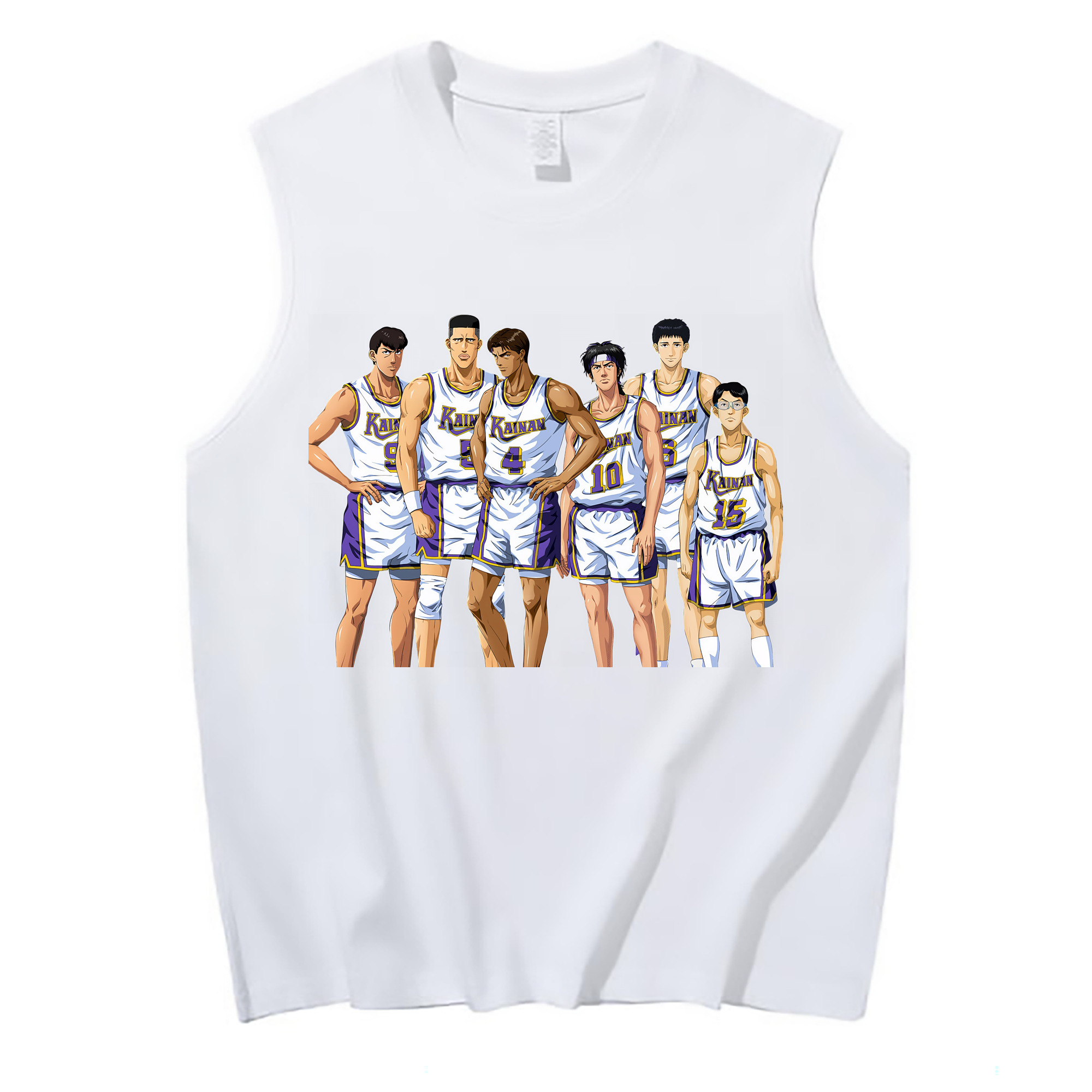 （画像用） SLAM DUNK／スラムダンク コットン100％タンクトップ（フロントプリント）