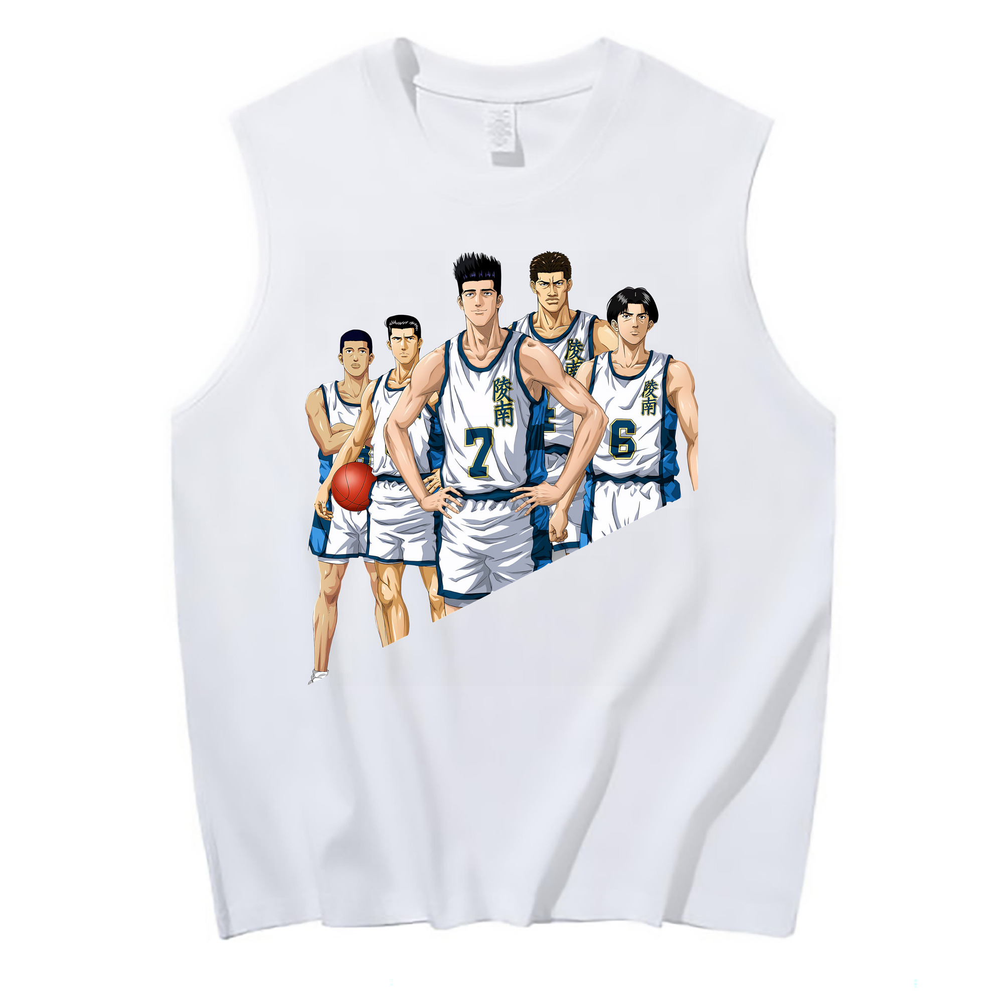 （画像用） SLAM DUNK／スラムダンク コットン100％タンクトップ（フロントプリント）