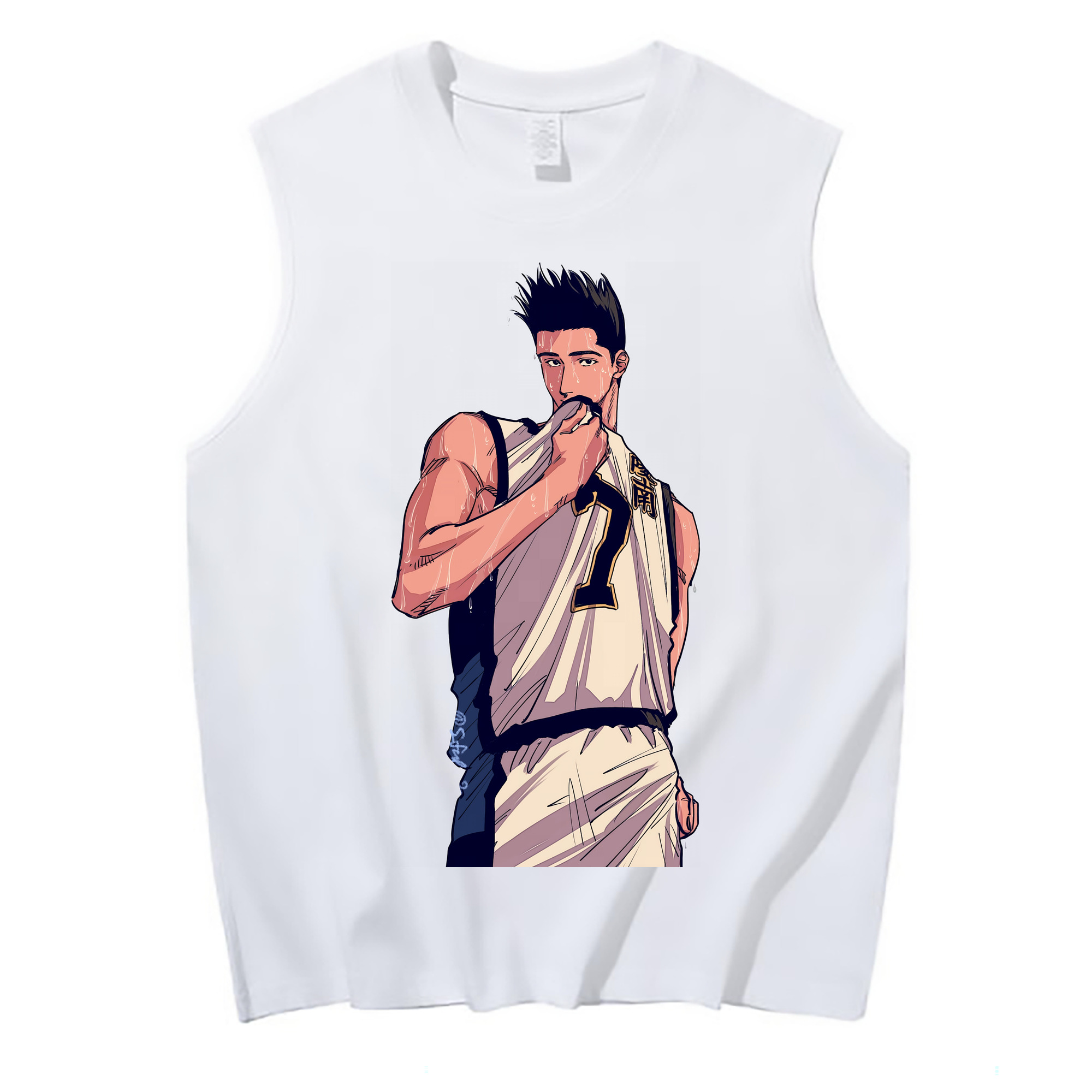 （画像用） SLAM DUNK／スラムダンク コットン100％タンクトップ（フロントプリント）