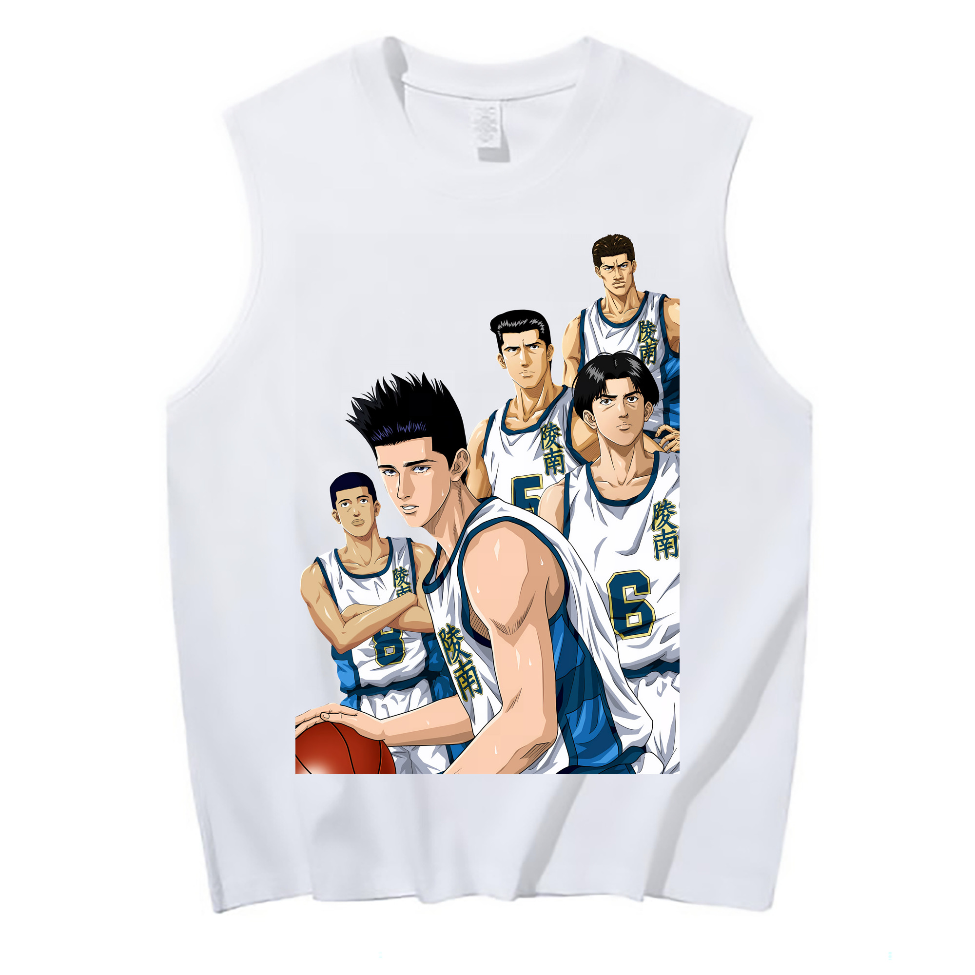 （画像用） SLAM DUNK／スラムダンク コットン100％タンクトップ（フロントプリント）