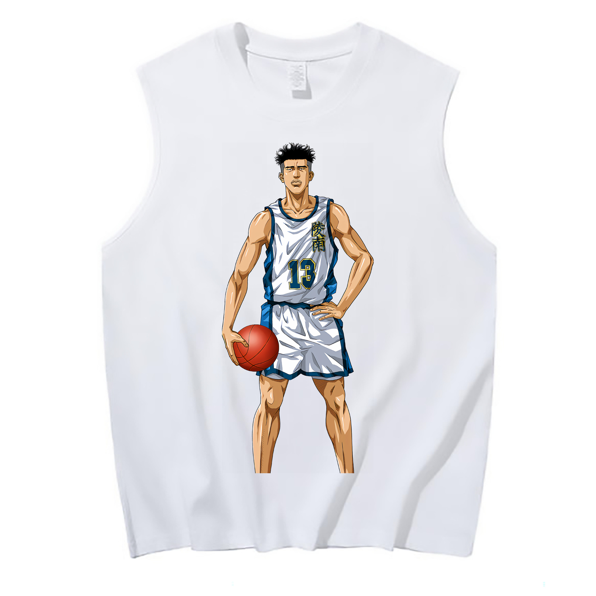 （画像用） SLAM DUNK／スラムダンク コットン100％タンクトップ（フロントプリント）