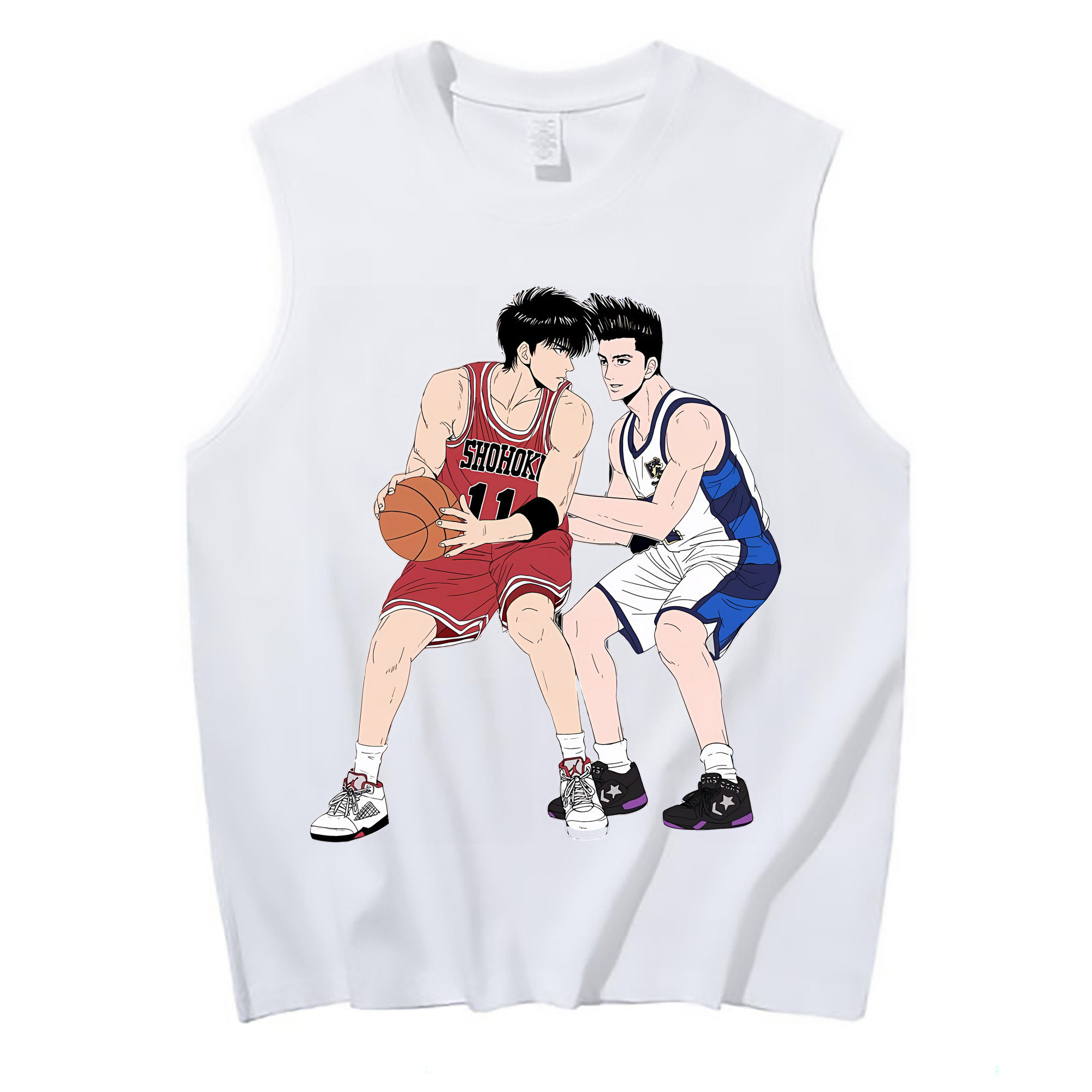（画像用） SLAM DUNK／スラムダンク コットン100％タンクトップ（フロントプリント）