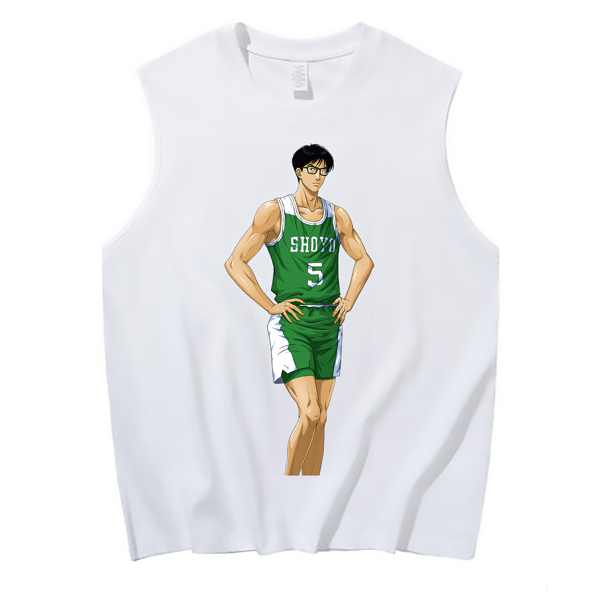 （画像用） SLAM DUNK／スラムダンク コットン100％タンクトップ（フロントプリント）