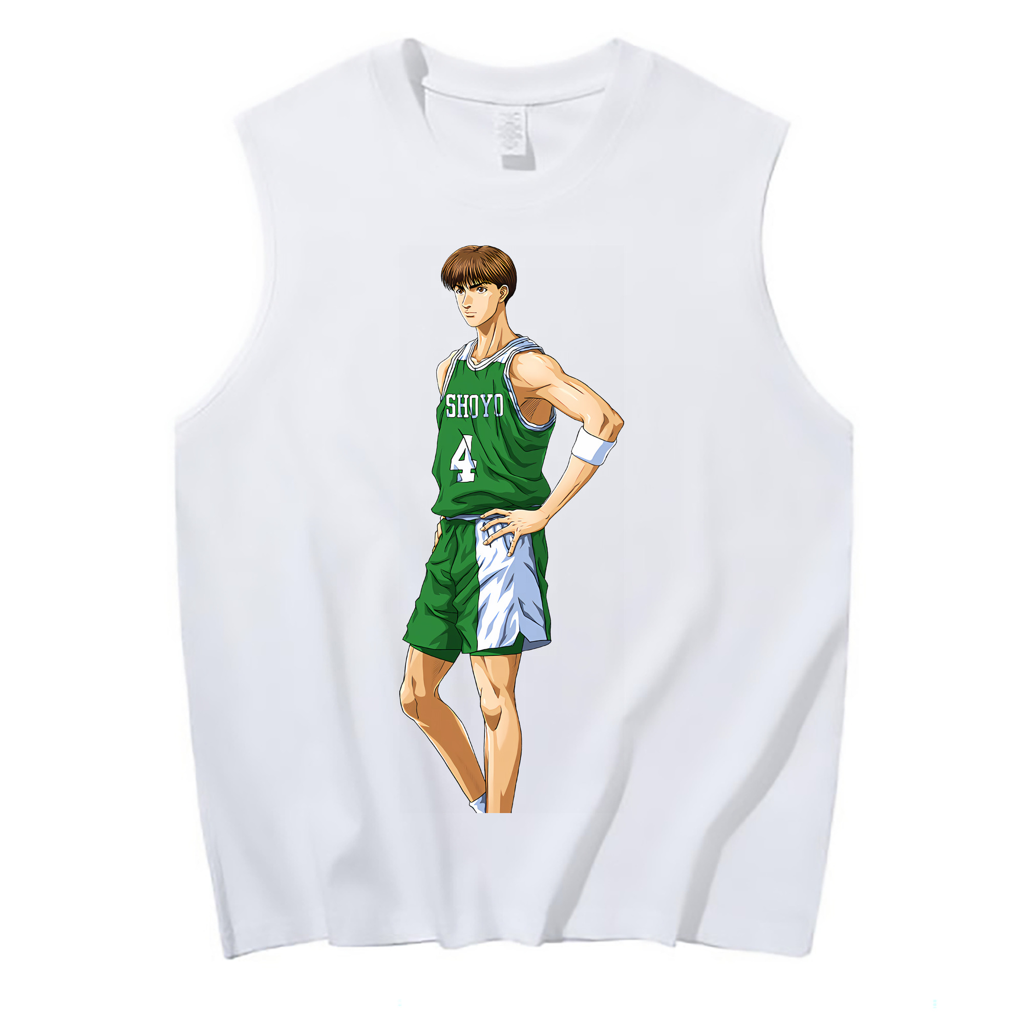 （画像用） SLAM DUNK／スラムダンク コットン100％タンクトップ（フロントプリント）