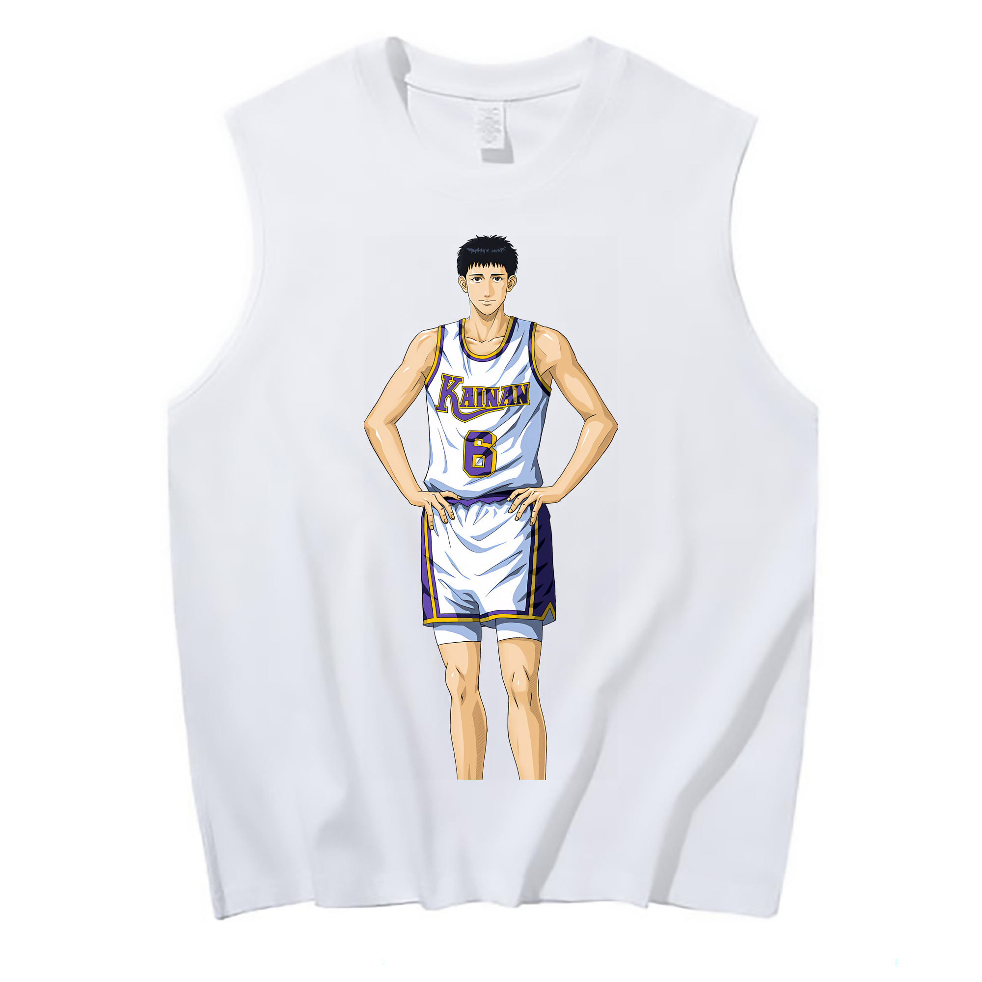 （画像用） SLAM DUNK／スラムダンク コットン100％タンクトップ（フロントプリント）