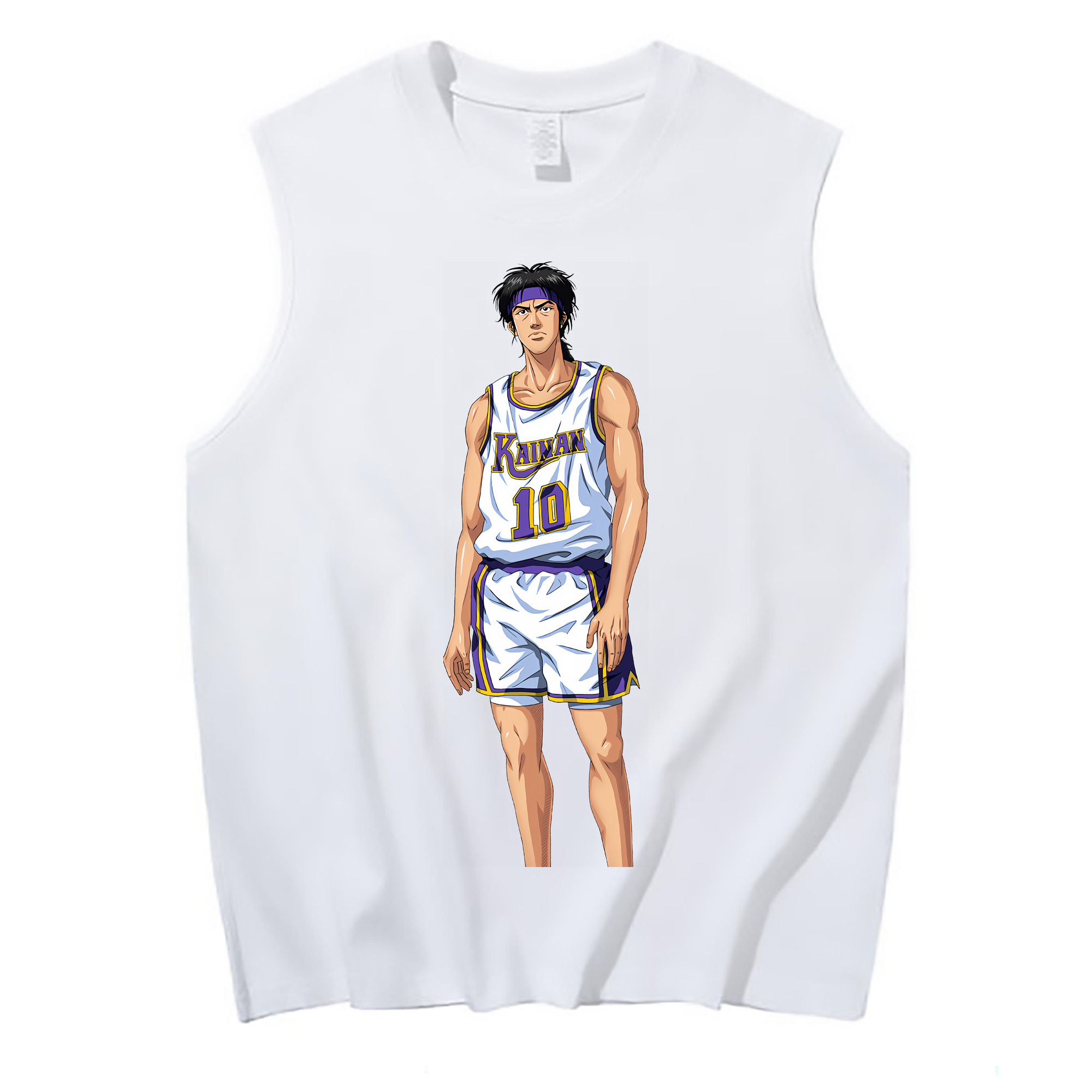 （画像用） SLAM DUNK／スラムダンク コットン100％タンクトップ（フロントプリント）