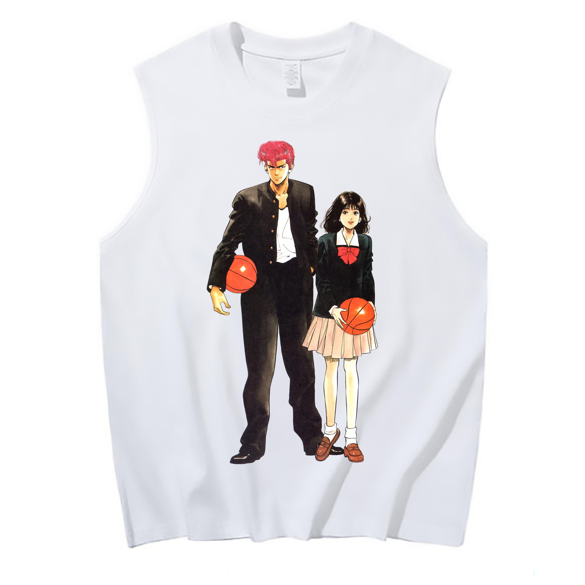 （画像用） SLAM DUNK／スラムダンク コットン100％タンクトップ（フロントプリント）
