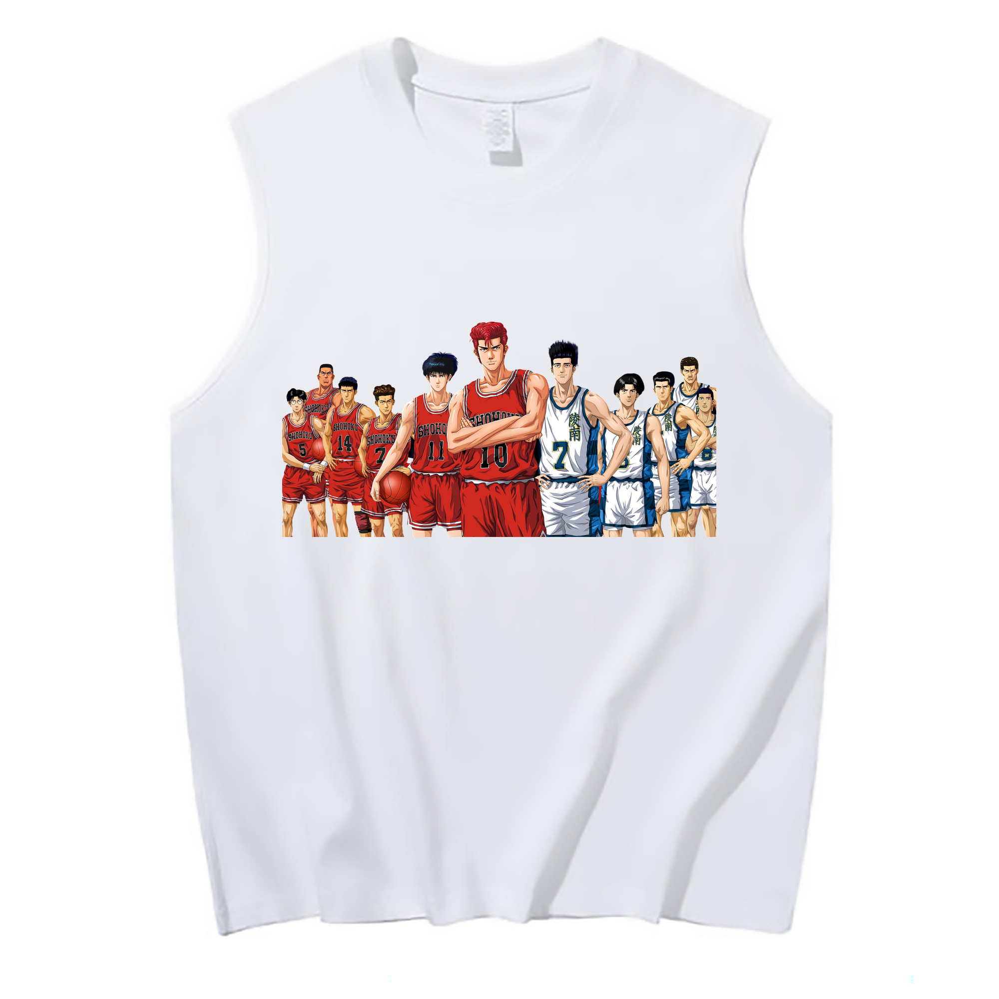 （画像用） SLAM DUNK／スラムダンク コットン100％タンクトップ（フロントプリント）